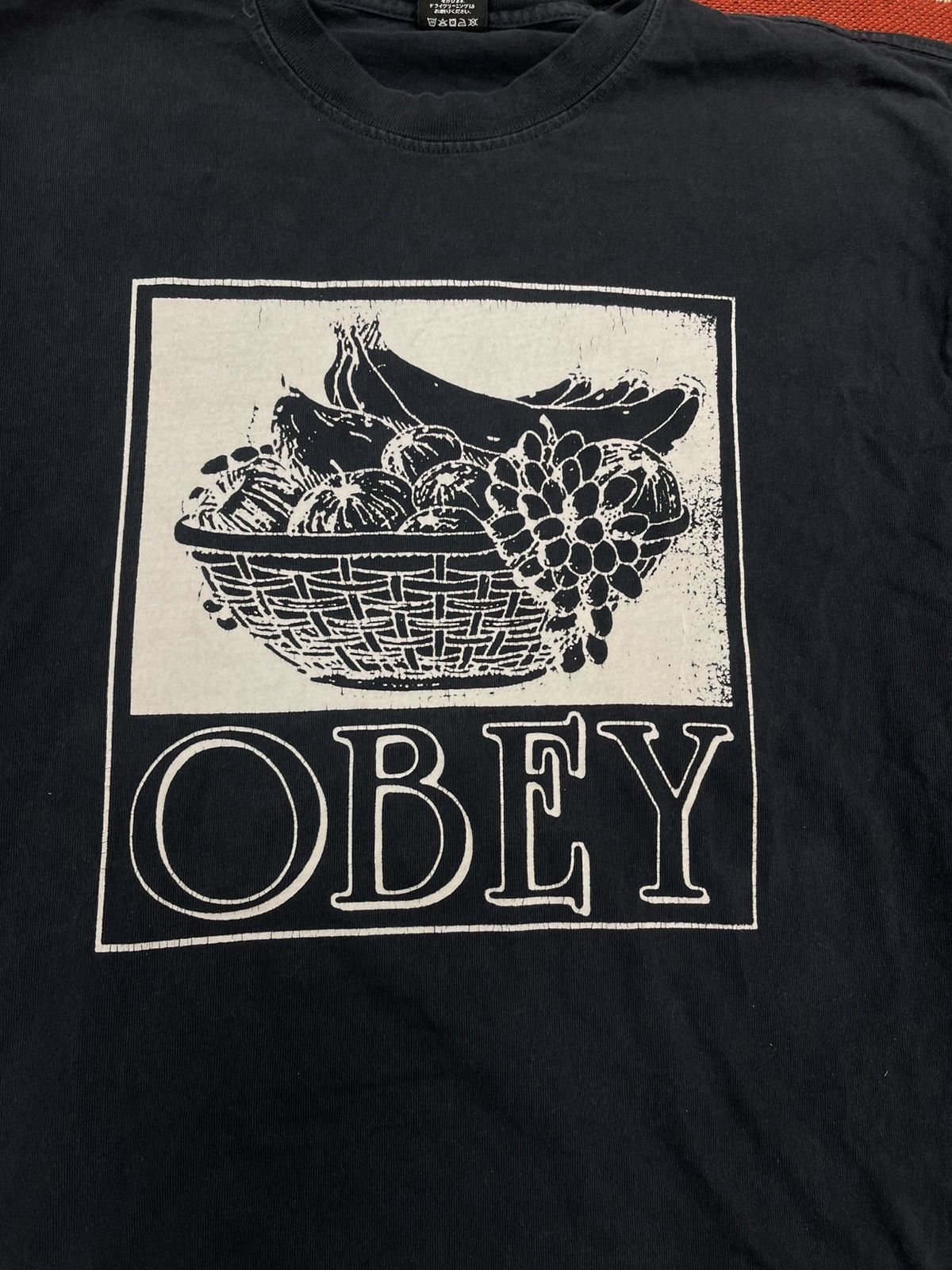 Obey × Vintage VTG OBEY 2000s FRUIT BASKET GRAPHIC Size US M / EU 48-50 / 2 - 2 Thumbnail