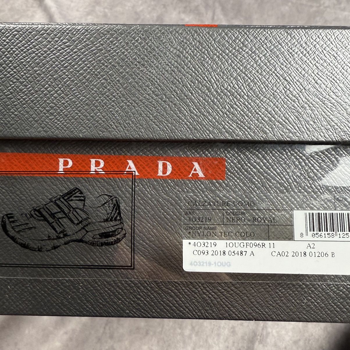 Prada Prada Crossection 'Black Blue Mouline' Shoes Size US 10 / EU 43 - 8 Thumbnail