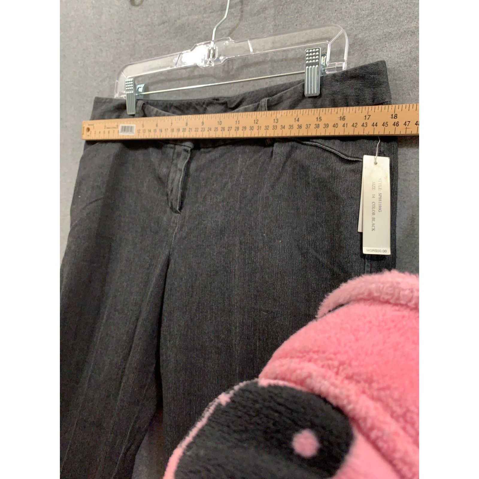 Other Larry Levine Stretch Pants Women's Size 14 Black Color Size 36" / US 14 / IT 50 - 4 Thumbnail