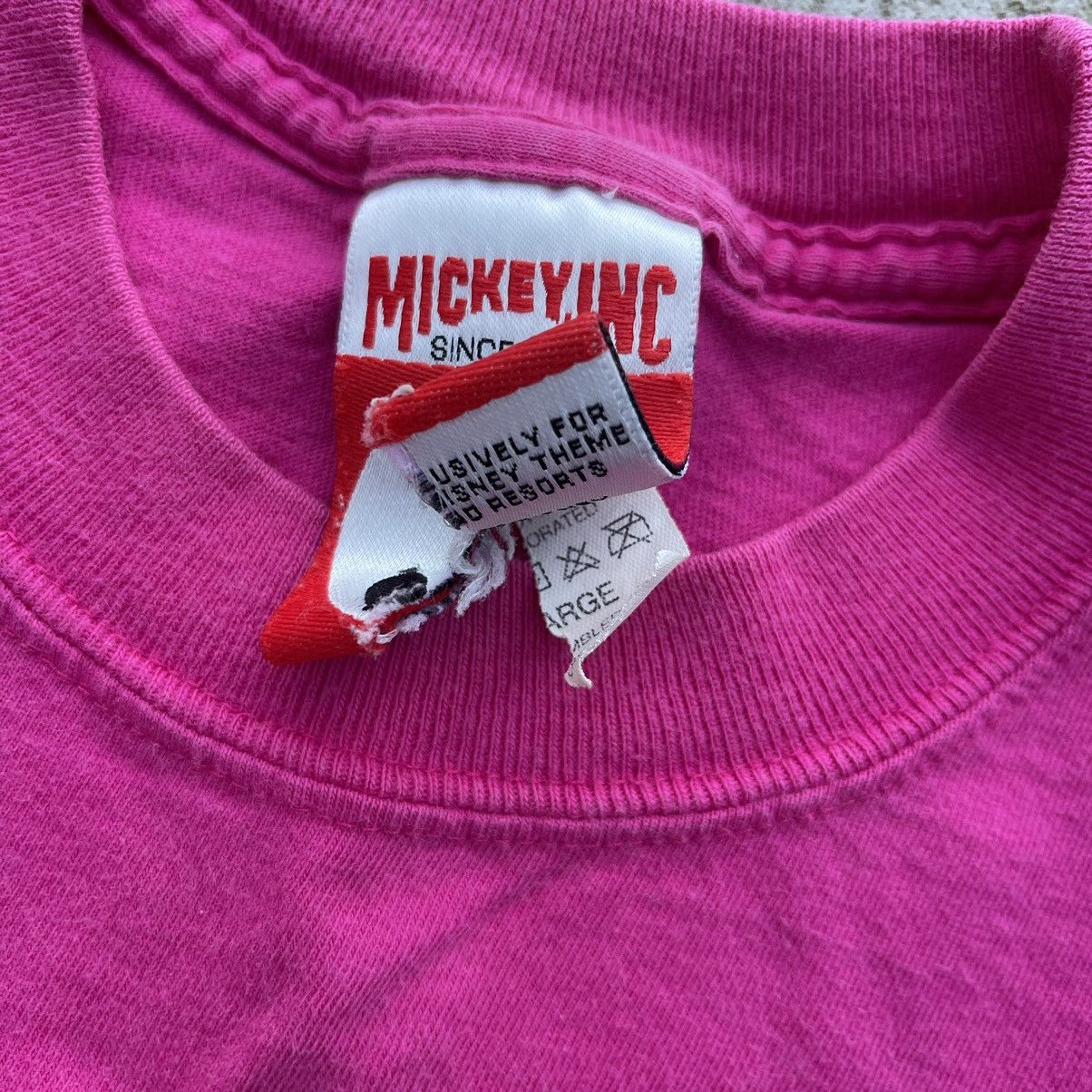 Mickey & Co. Vintage 90s MICKEY & Co Pink Blank Shirt Size US L / EU 52-54 / 3 - 3 Thumbnail