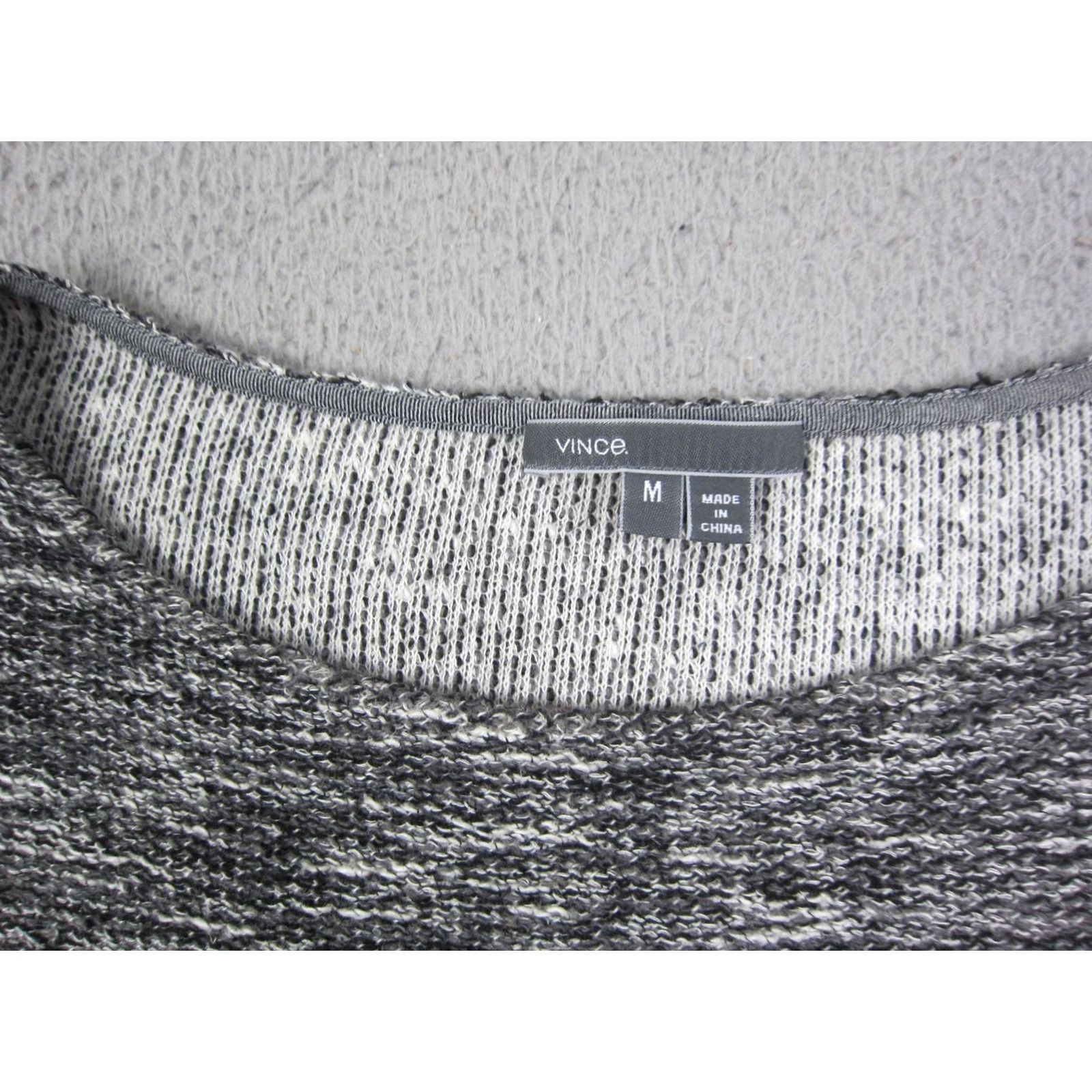 Vince Vince Sweater Womens Small Gray Knit Soft 3/4 Sleeve Crewneck Classic Ladies Size S / US 4 / IT 40 - 4 Thumbnail