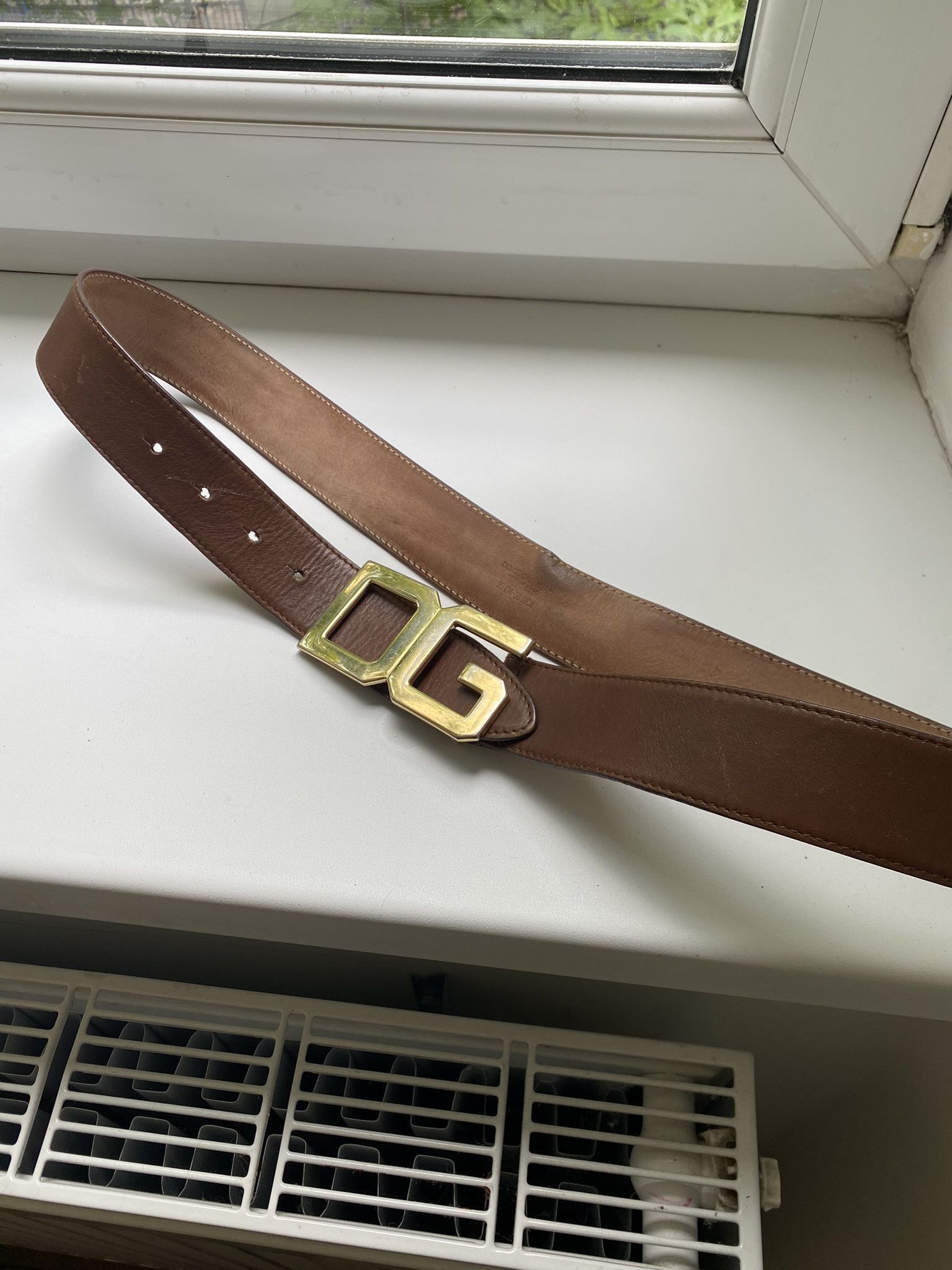 Designer × Dolce & Gabbana Dolce&Gabbana Leather Belt Luxury Size ONE SIZE - 1 Thumbnail