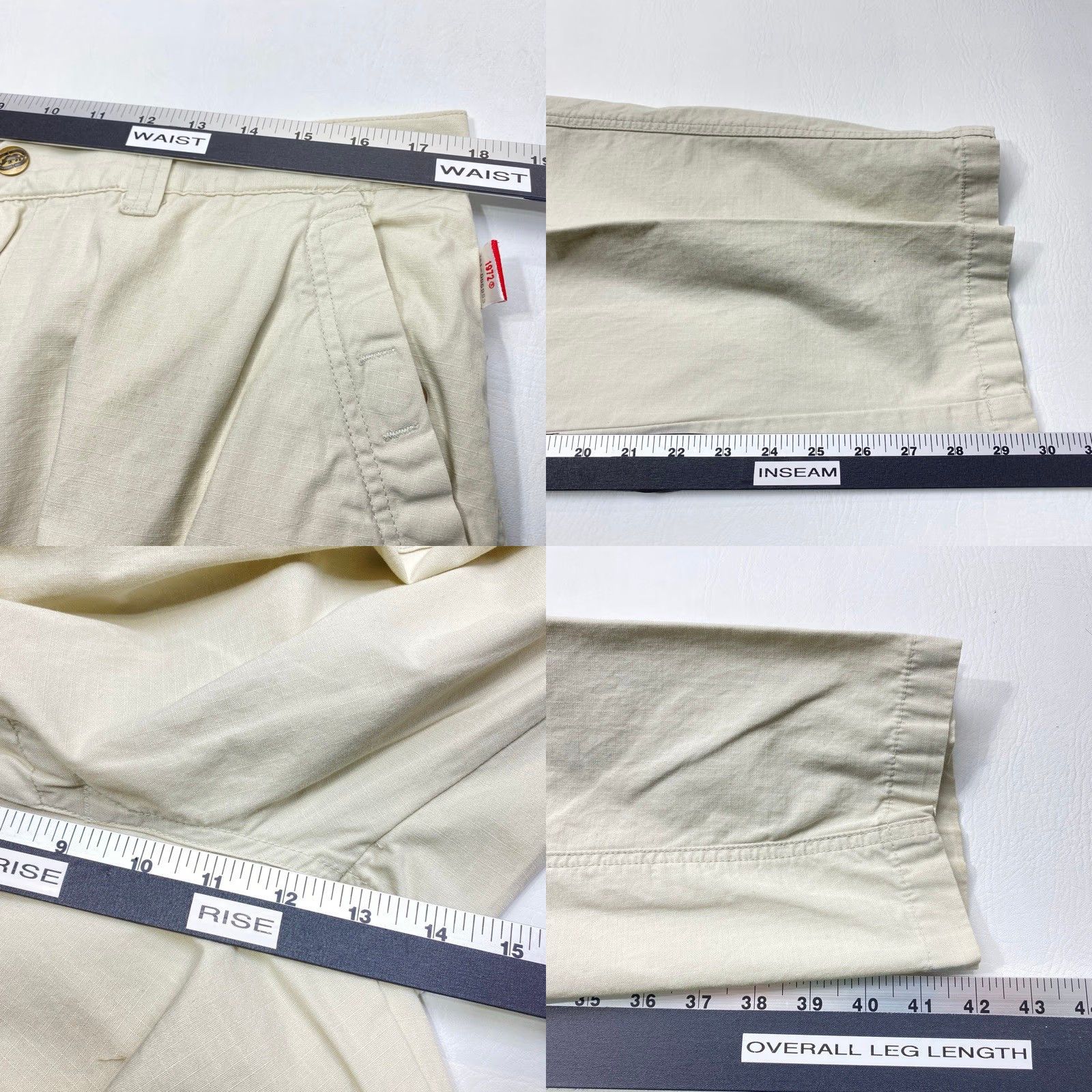 Vintage VINTAGE Ecko Unltd Pants Men's 36 X 30 Beige Khaki Cargo Streetwear Skater Style Size US 36 / EU 52 - 9 Thumbnail
