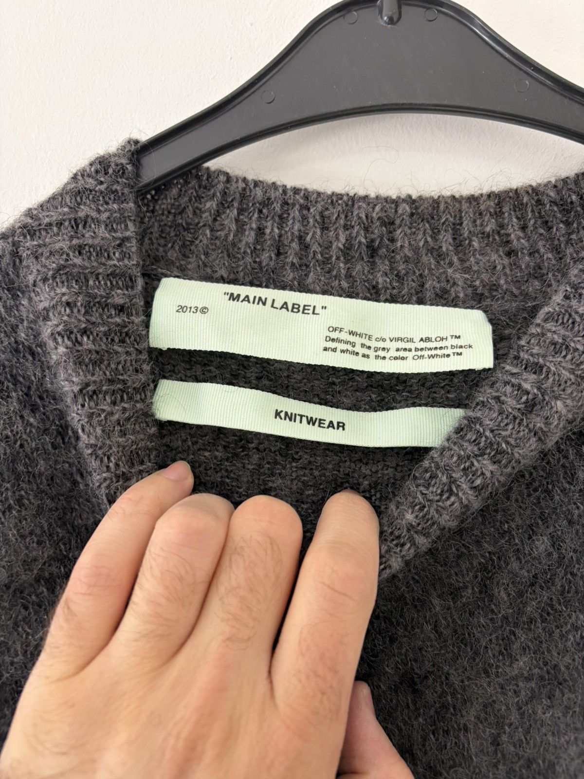 Off-White Off White Mohair sweater Size US S / EU 44-46 / 1 - 7 Thumbnail