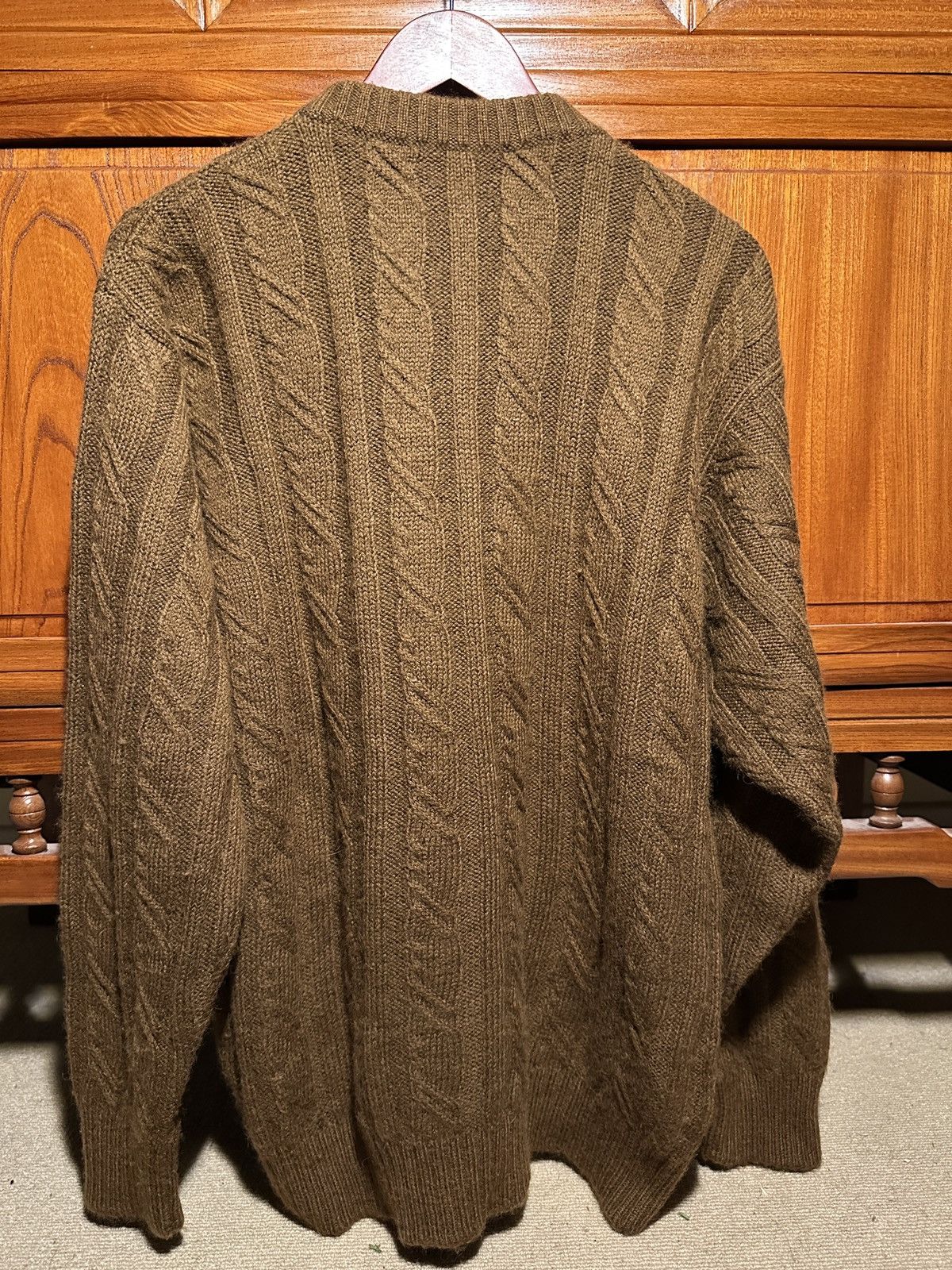 Hermes Rare vintage goose embroidered camel wool sweater Size US XL / EU 56 / 4 - 2 Thumbnail