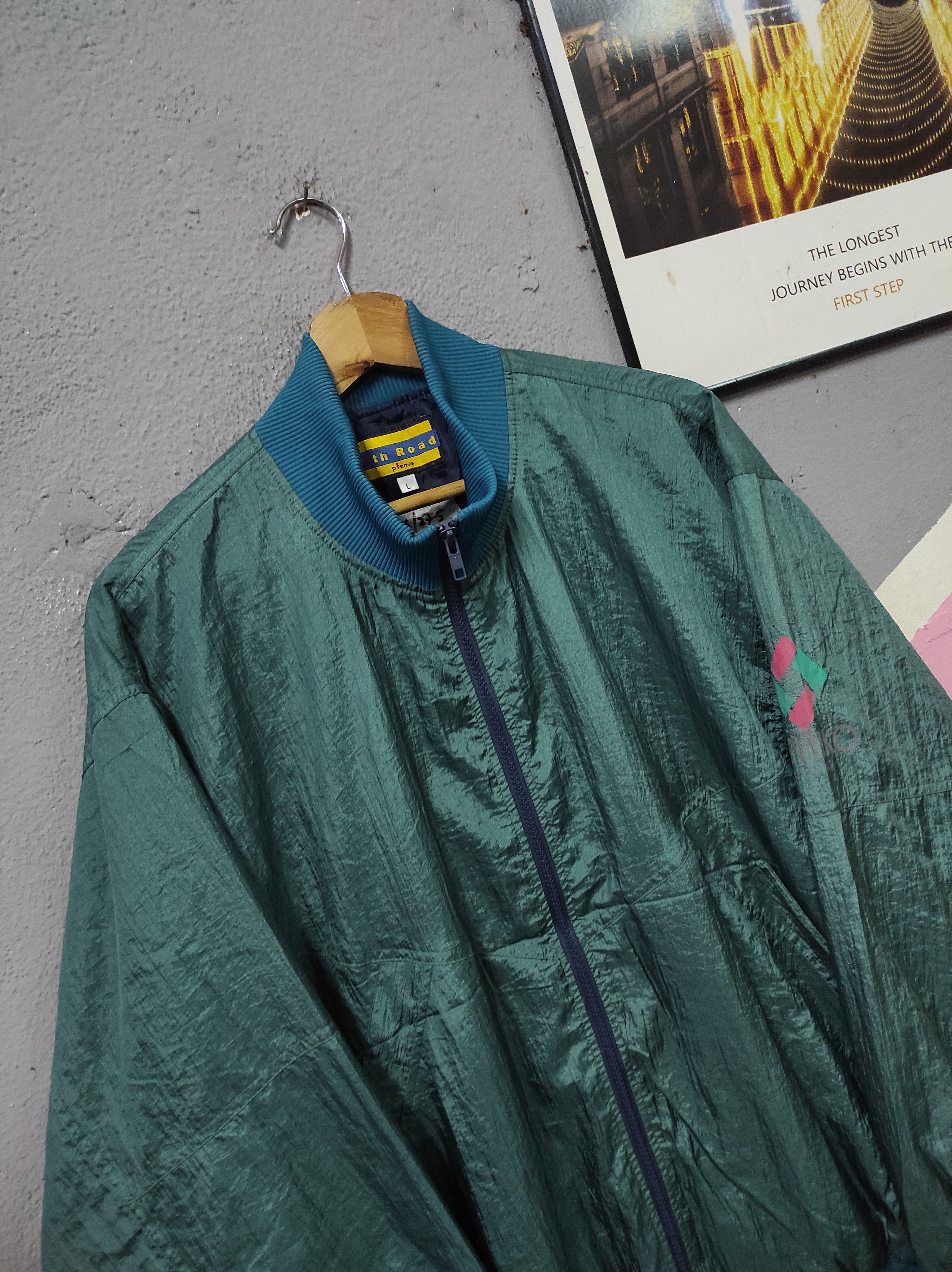 Japanese Brand × Vintage IKEHIKO VTG NYLON BOMBER JACKET Size US L / EU 52-54 / 3 - 4 Thumbnail