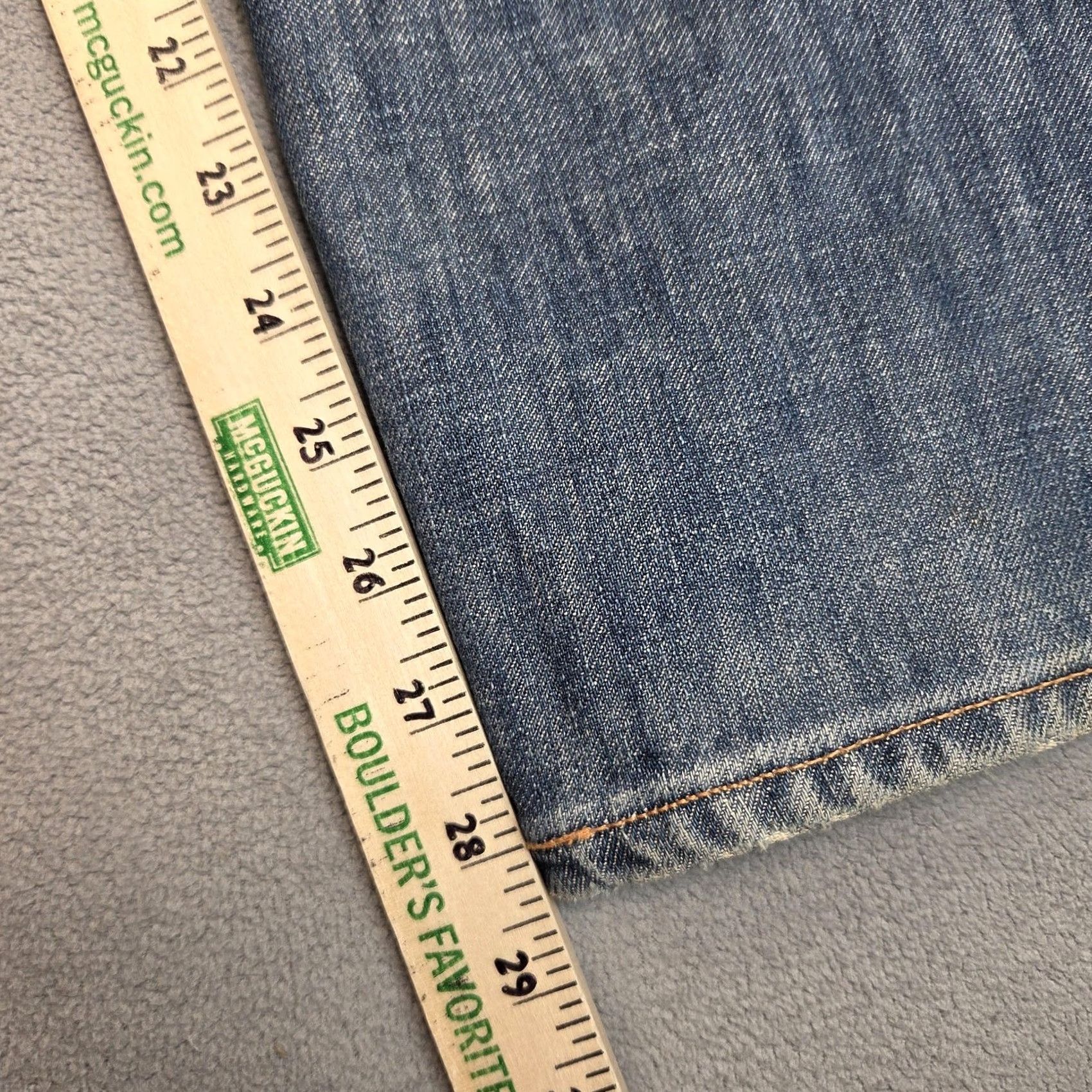 Levi's VINTAGE Levi's 501 Jeans Mens 36x29 Selvedge LVC Thrashed Distressed Tag 38x32 90s Size US 36 / EU 52 - 6 Thumbnail