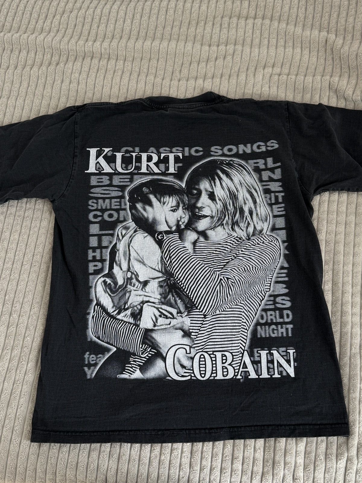 Vintage Kurt Cobain Vintage 90’s Tee 100% Cotton Insane Print Size US M / EU 48-50 / 2 - 5 Thumbnail