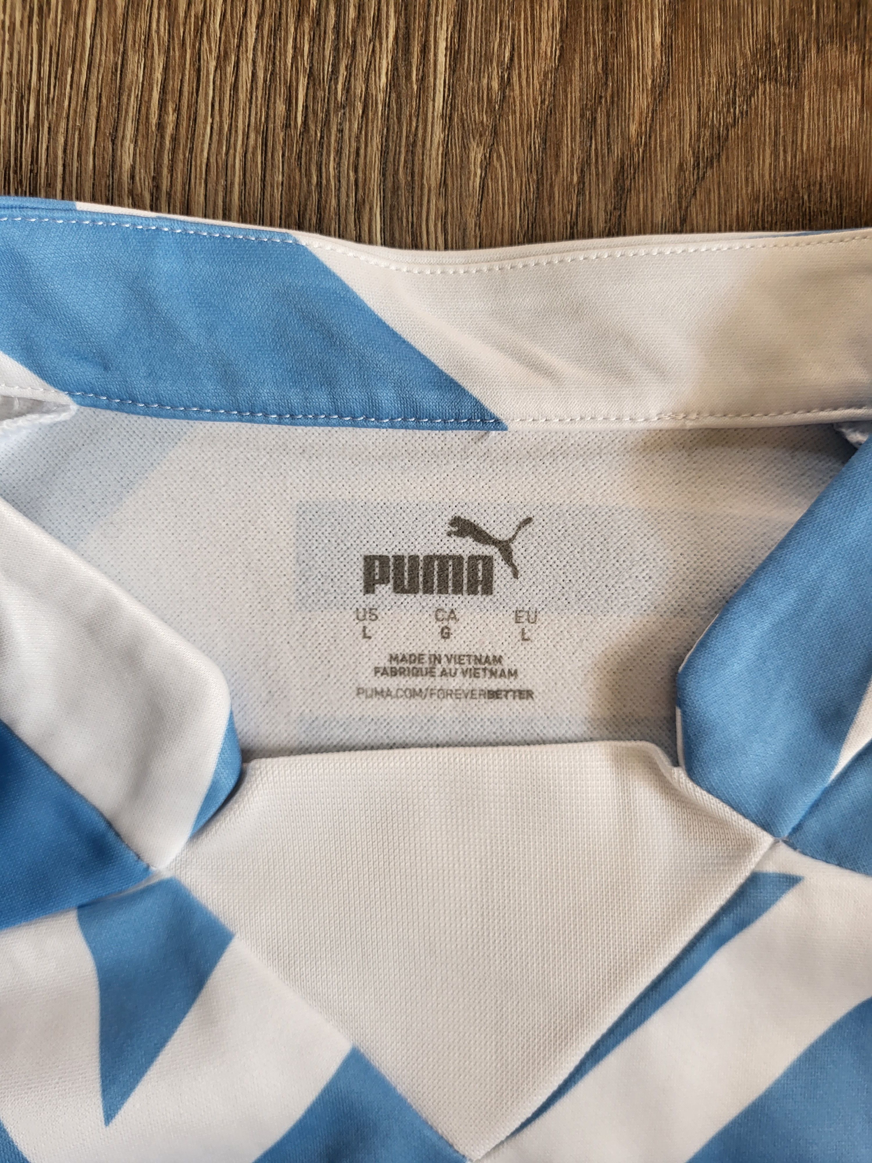 Puma Manchester City 22/23 pre match jersey Size US L / EU 52-54 / 3 - 5 Thumbnail