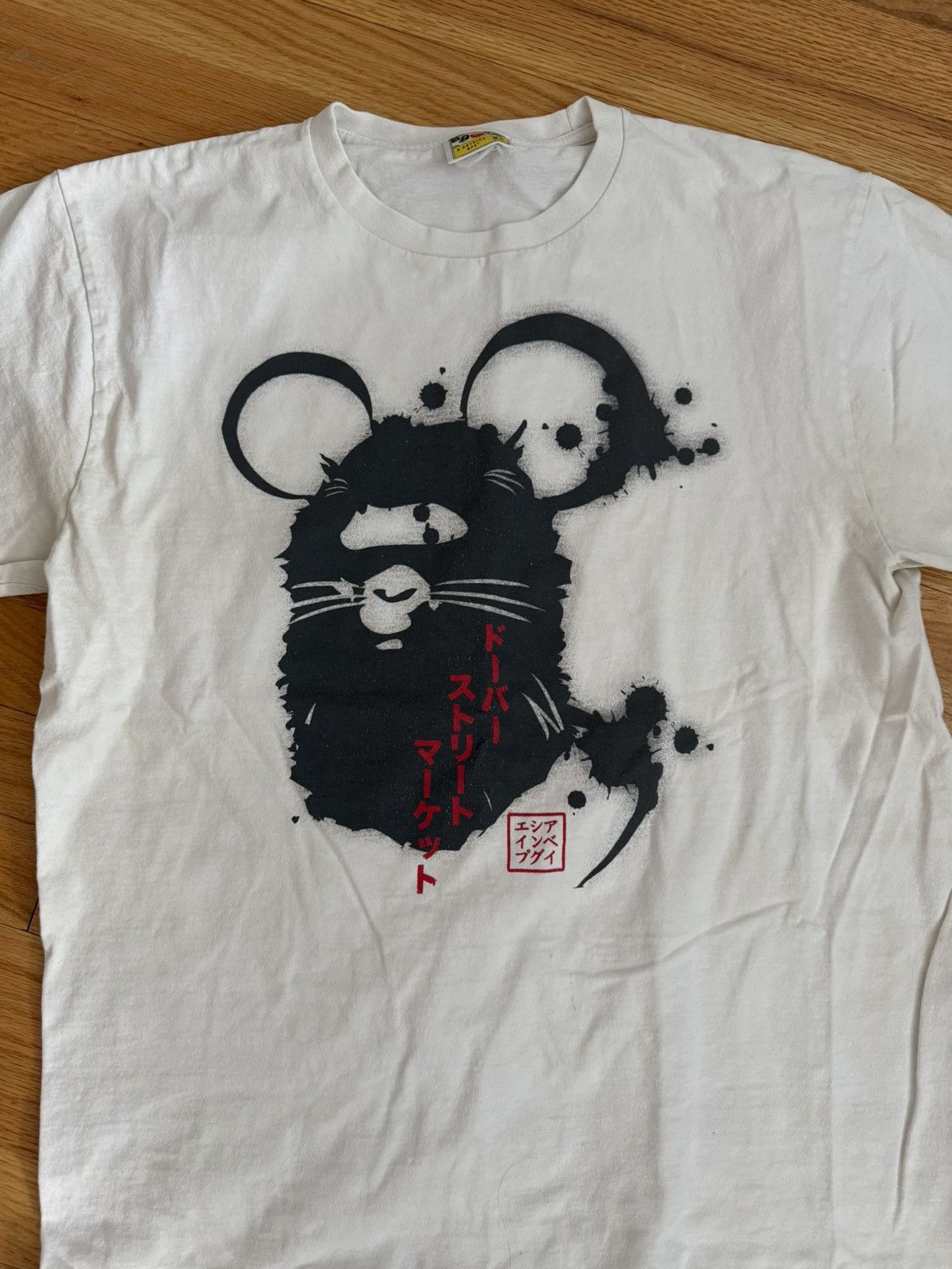 Bape BAPE X DOVER STREET MARKET YEAR OF THE RAT TEE WHITE