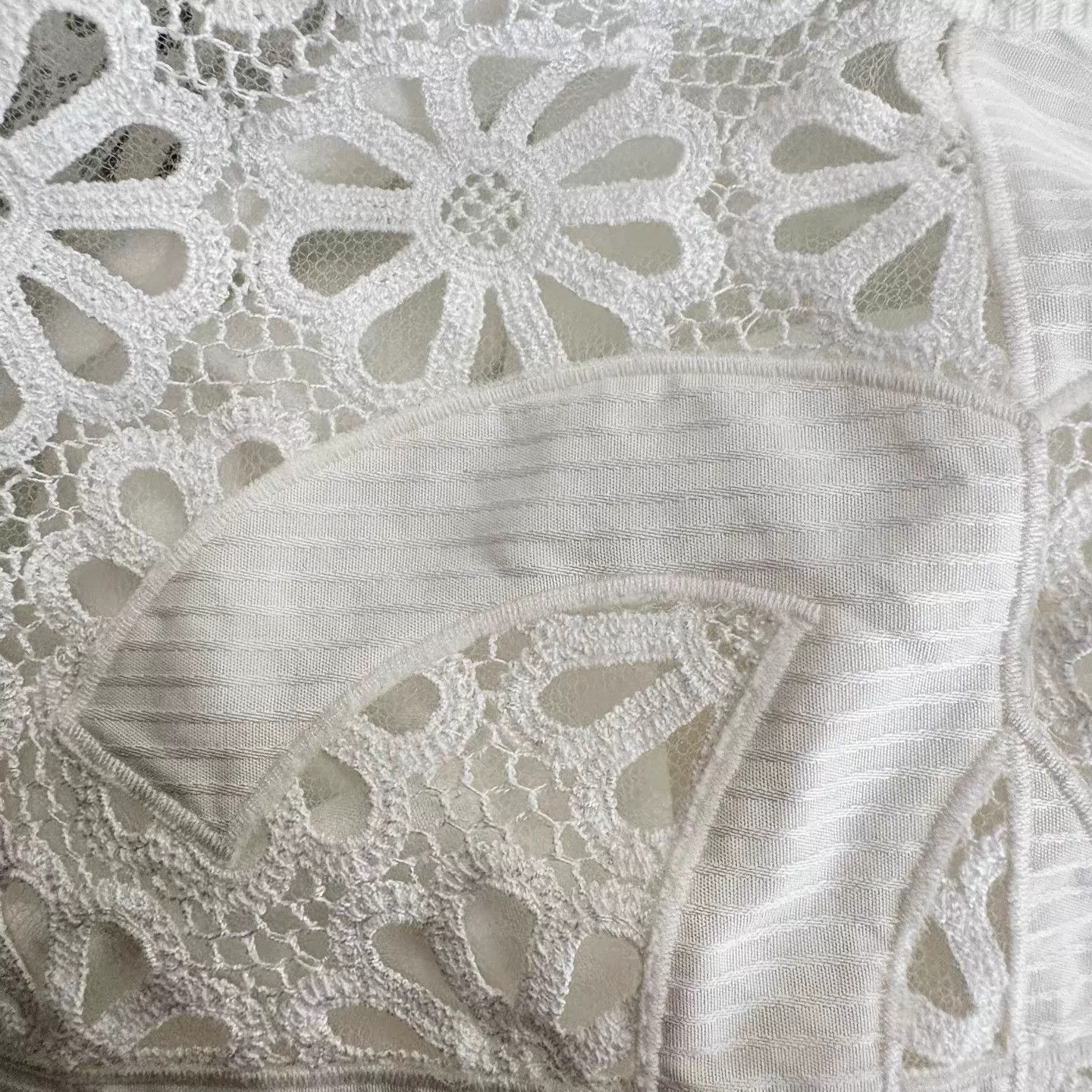 Chanel CHANEL 25c White Openwork Shawl Top Women's 34 Size XS / US 0-2 / IT 36-38 - 7 Thumbnail