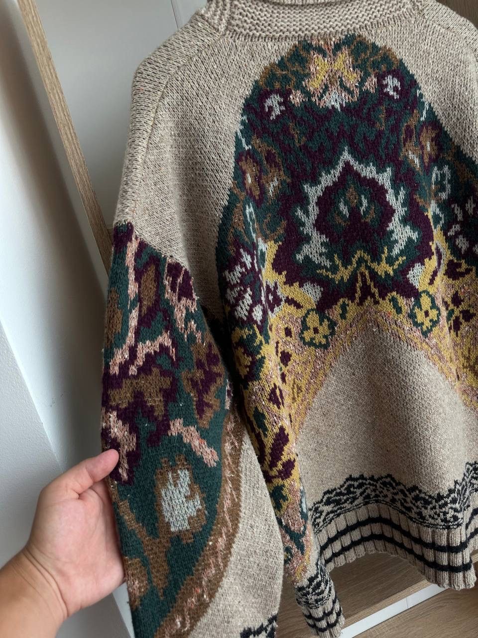 Etro × Vintage Vintage ETRO Jacquard Knit Floral Sweater Fashion Week 2019 Size M / US 6-8 / IT 42-44 - 21 Thumbnail