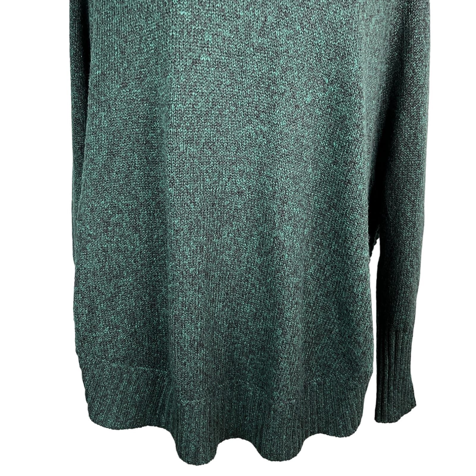 Other AGB Sweater Pine Green Cowl Dolman Sleeves M Oversized New Size M / US 6-8 / IT 42-44 - 11 Thumbnail
