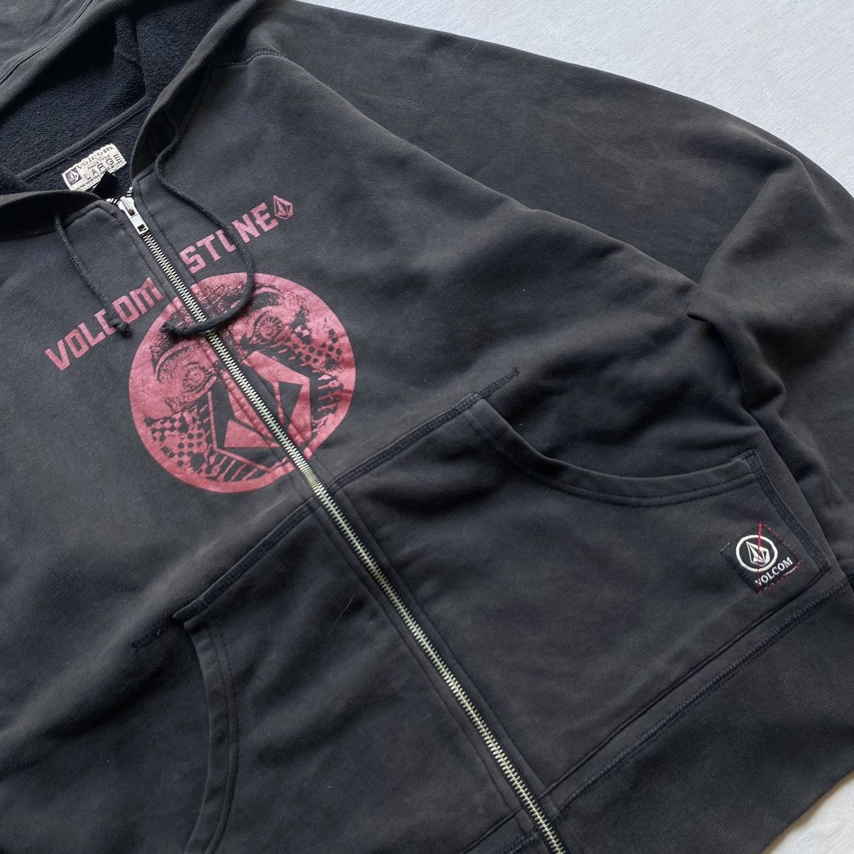 Volcom VOLCOM Stone Vintage Zip Hoodies Size US L / EU 52-54 / 3 - 2 Thumbnail