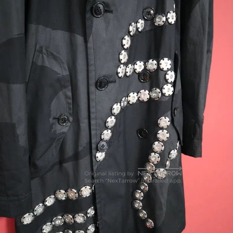 Comme des Garcons Comme Des Garcons Silver Buckle Trench Coat Size US XS / EU 42 / 0 - 3 Thumbnail