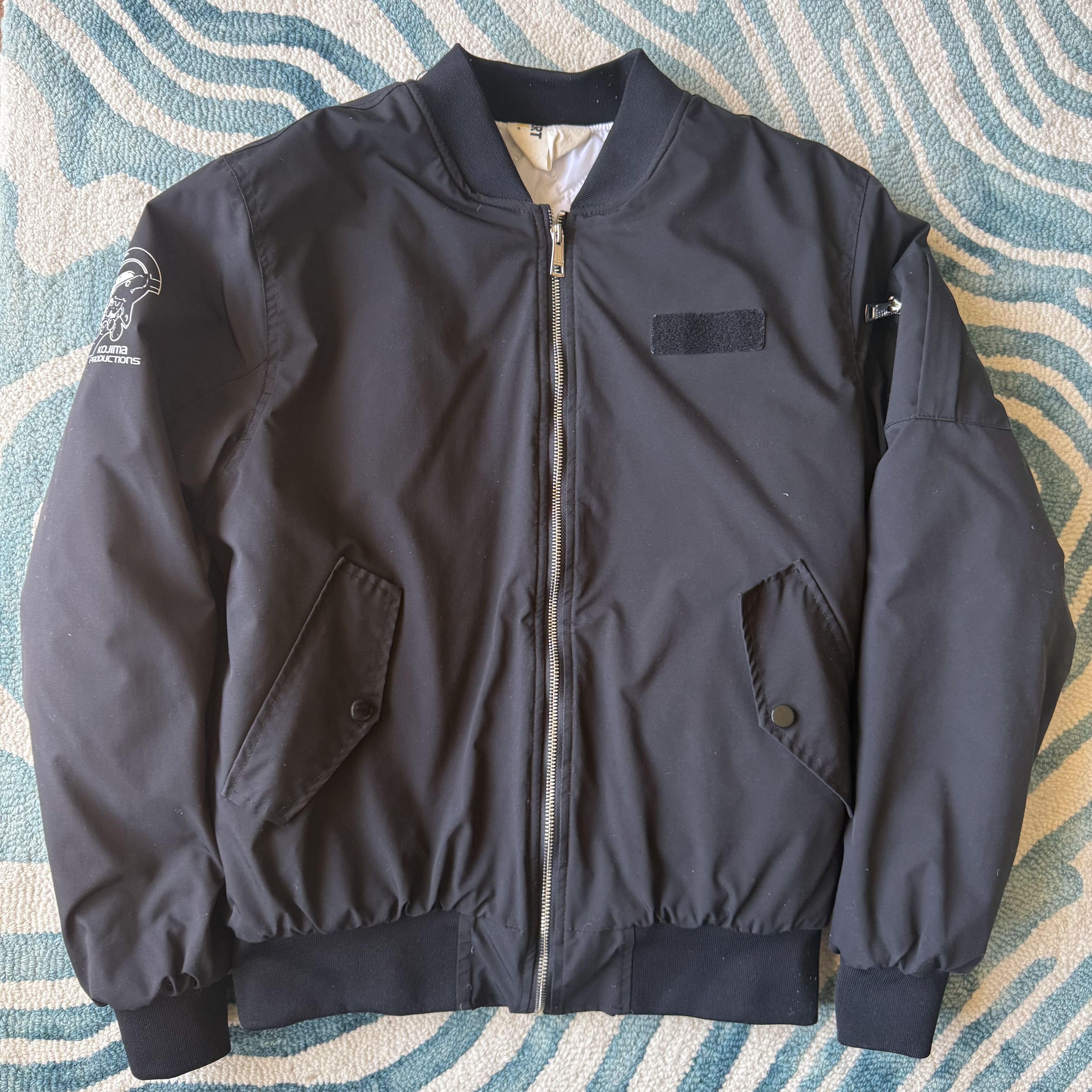 Other Kojima Productions Bomber Jacket Mens Medium Black Size US S / EU 44-46 / 1 - 1 Thumbnail