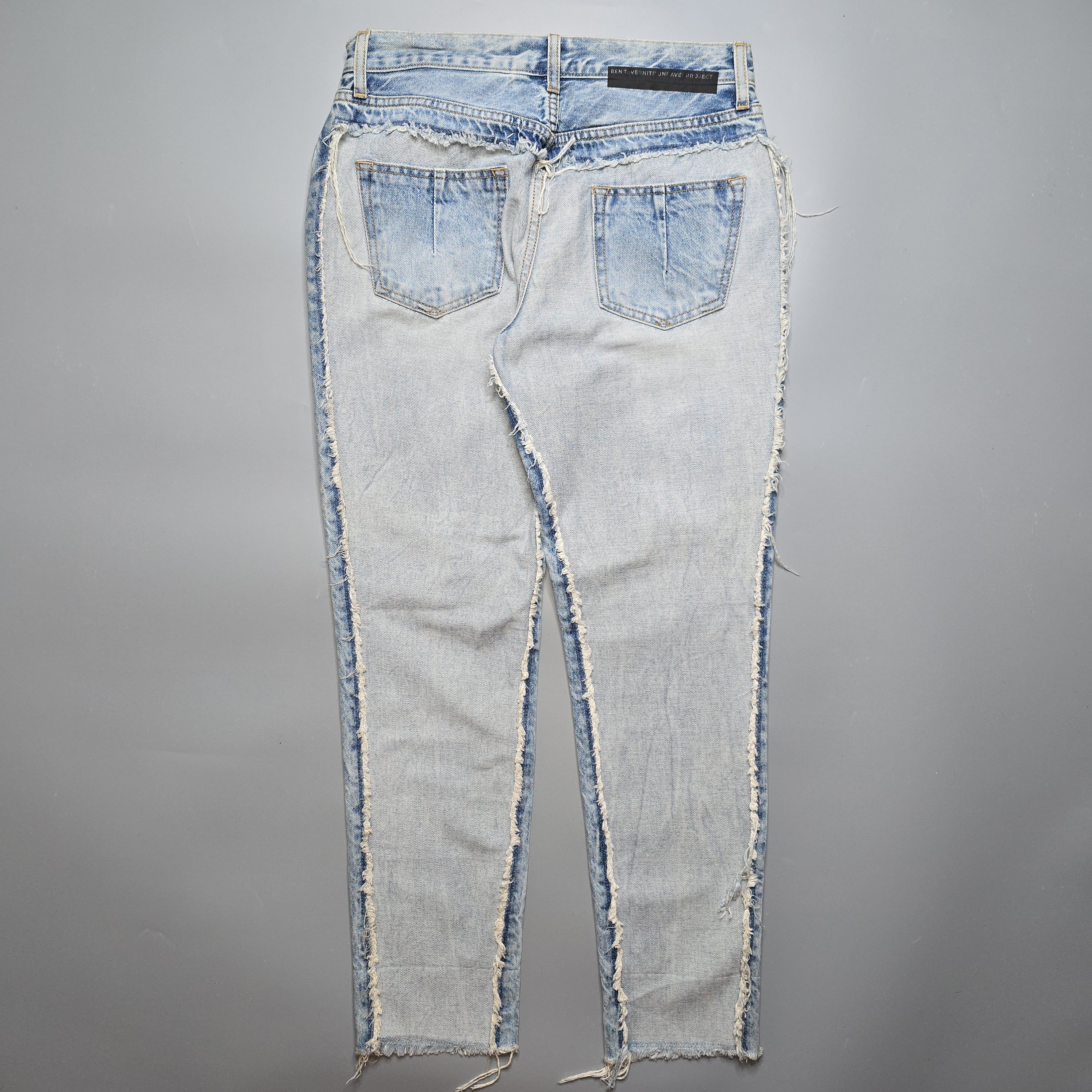 Ben Taverniti Unravel Project × Unravel Project Unravel Project - Distressed Reverse Boyfriend Fit Jeans Size 28" / US 6 / IT 42 - 2 Thumbnail