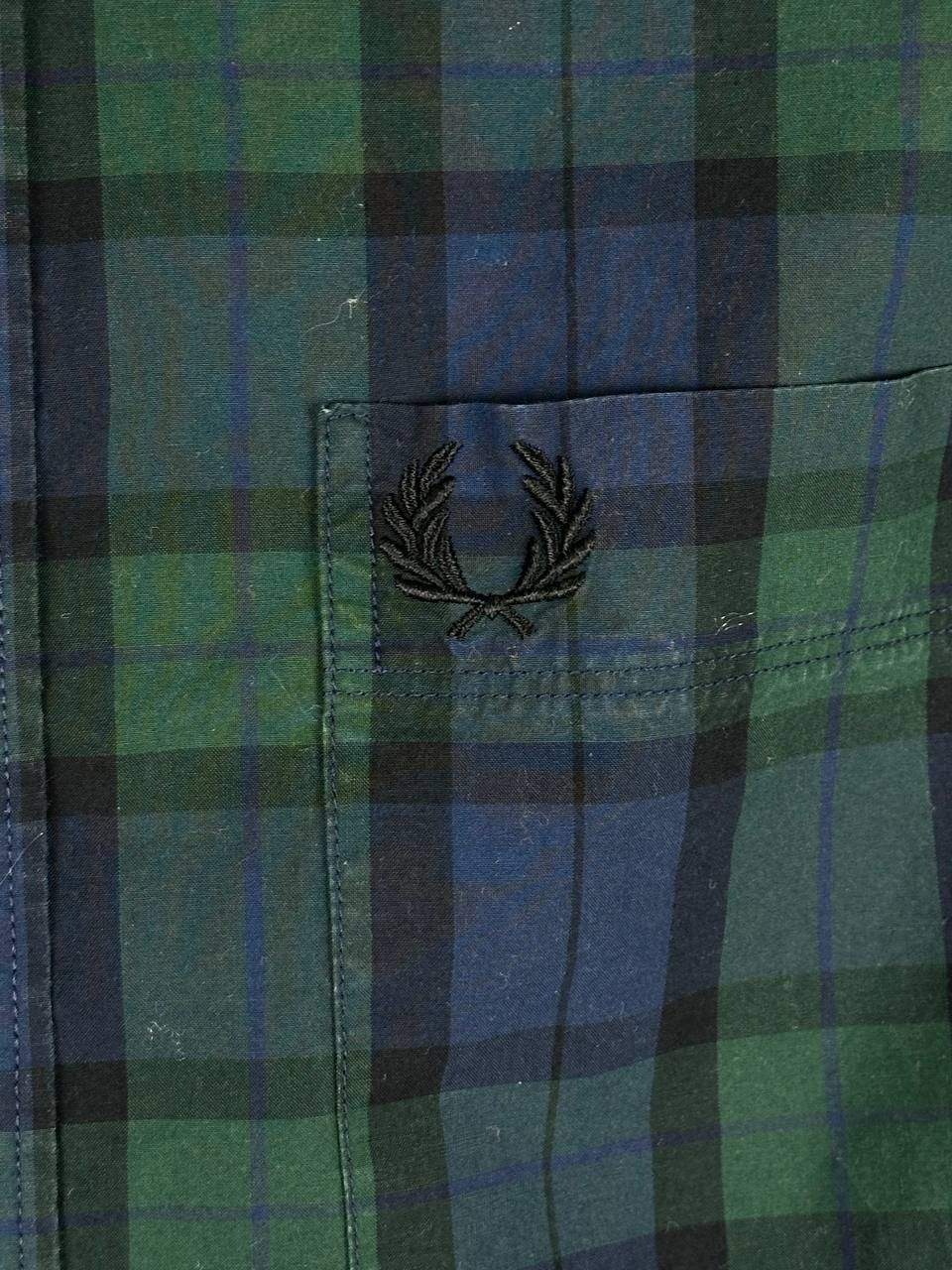 Fred Perry Fred Perry Plaid Check Green Shirt Long Sleeve Size US M / EU 48-50 / 2 - 7 Thumbnail