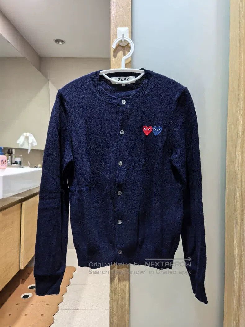 Comme des Garcons Comme Des Garcons Wool knitted cardigan Size L / US 10 / IT 46 - 1 Thumbnail