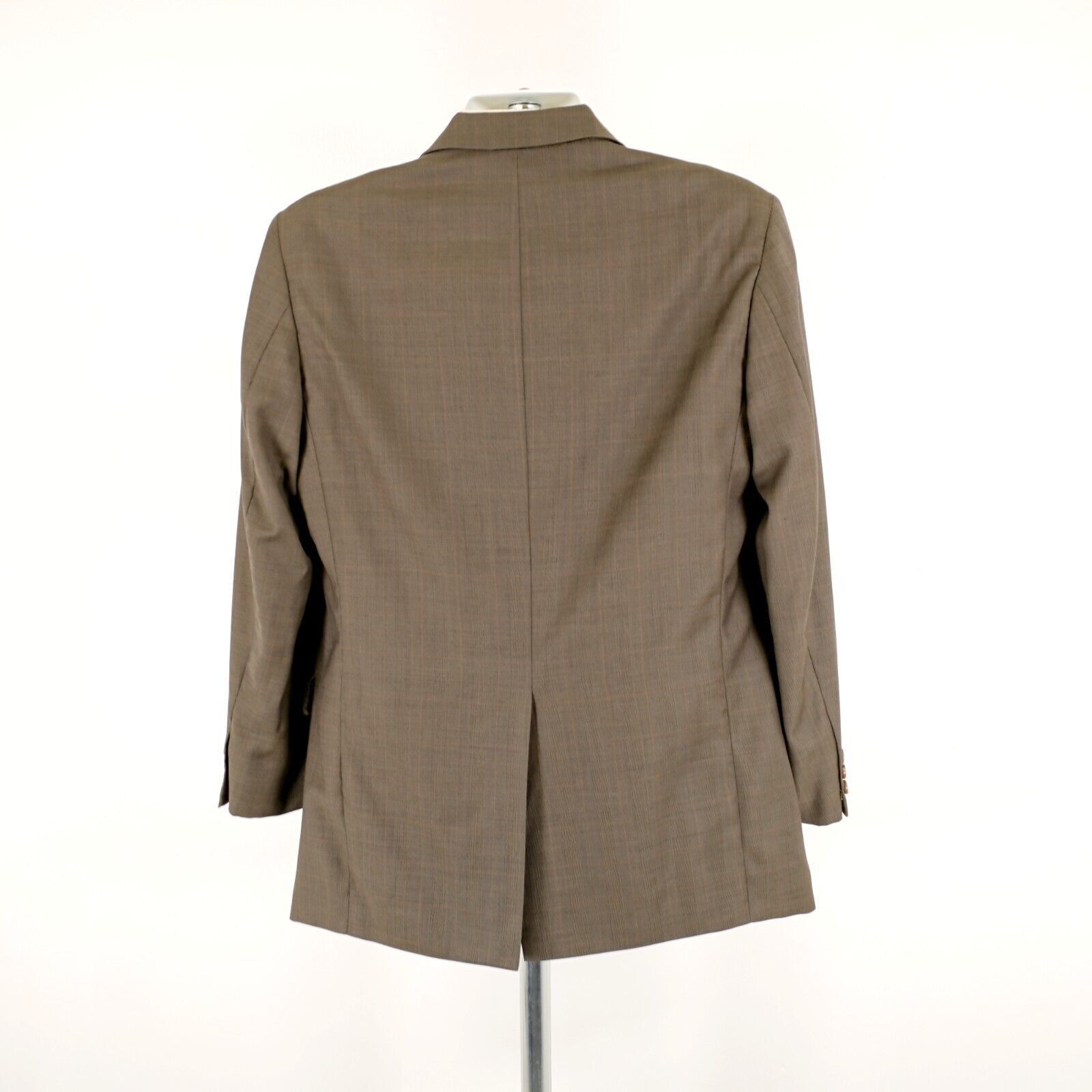 Brooks Brothers Brooks Brothers 346 Wool Green Glen Plaid W/ Brown Windowpan Size 40R - 6 Thumbnail