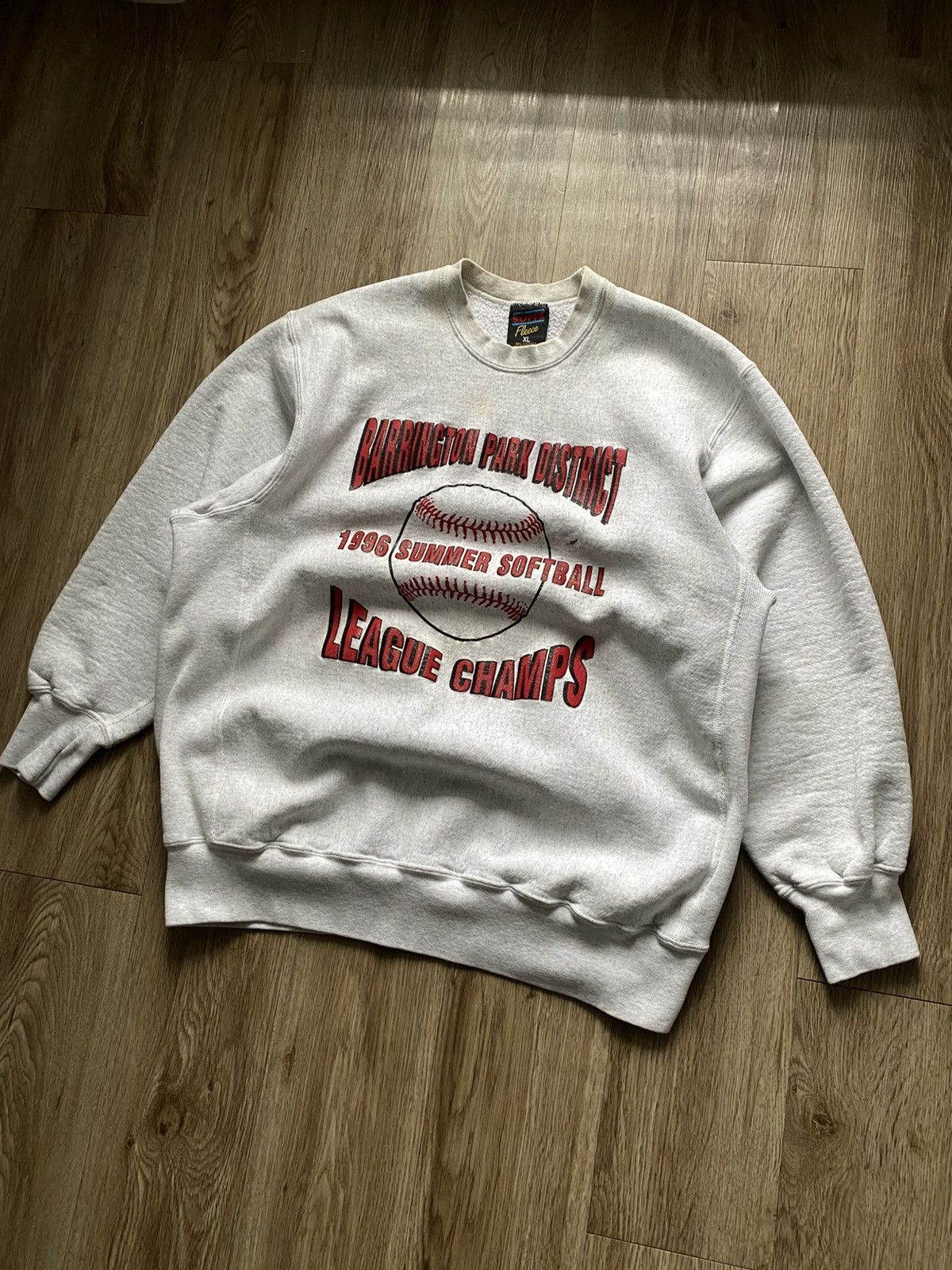 Vintage Vintage 90s Softball Summer Team Crewneck Sweatshirt Size US XL / EU 56 / 4 - 4 Thumbnail