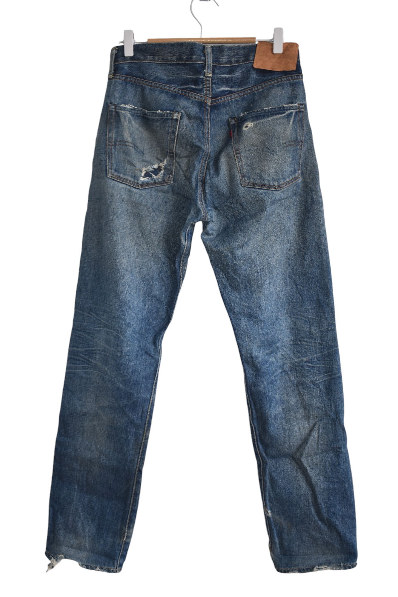 Levi's × Vintage Rare 🔥 90'S Levis 501 Big E Selvedge W30 Size US 30 / EU 46 - 7 Thumbnail