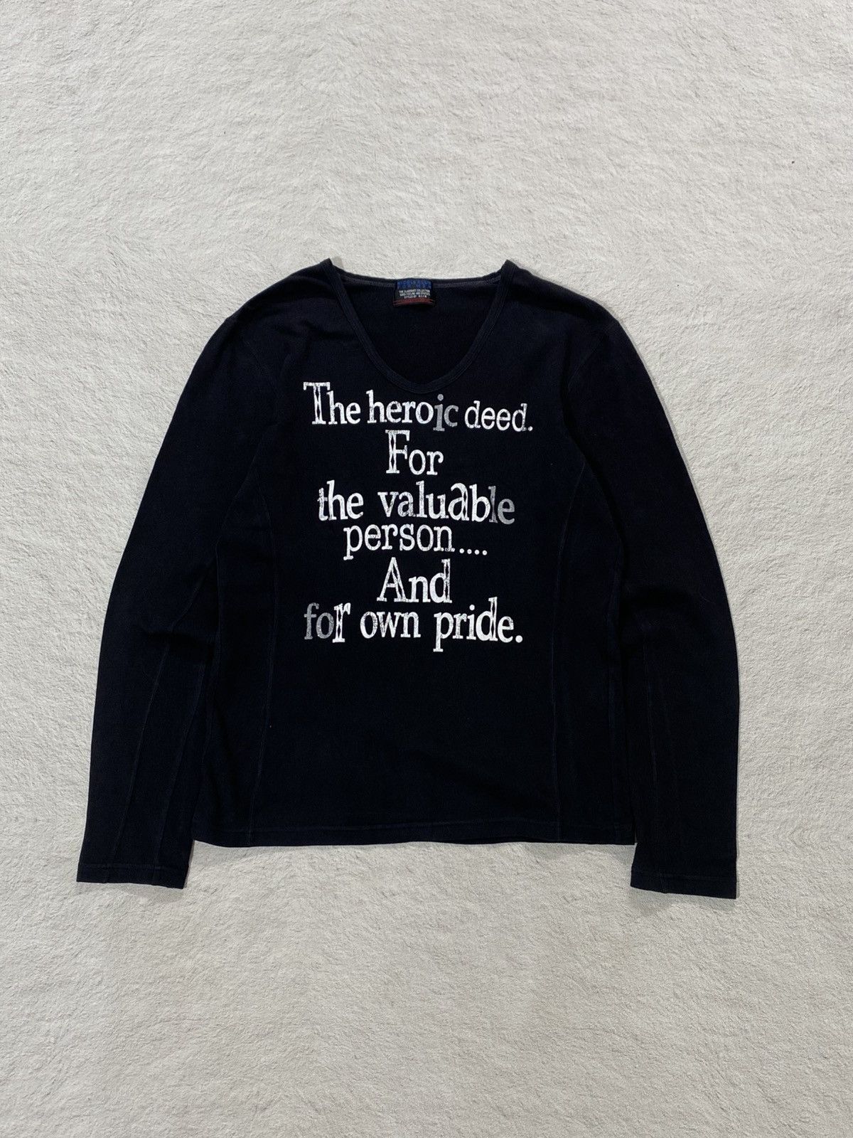 If Six Was Nine RARE❤️‍🔥 Nicole Club For Men Poem T-Shirt Size US M / EU 48-50 / 2 - 1 Thumbnail