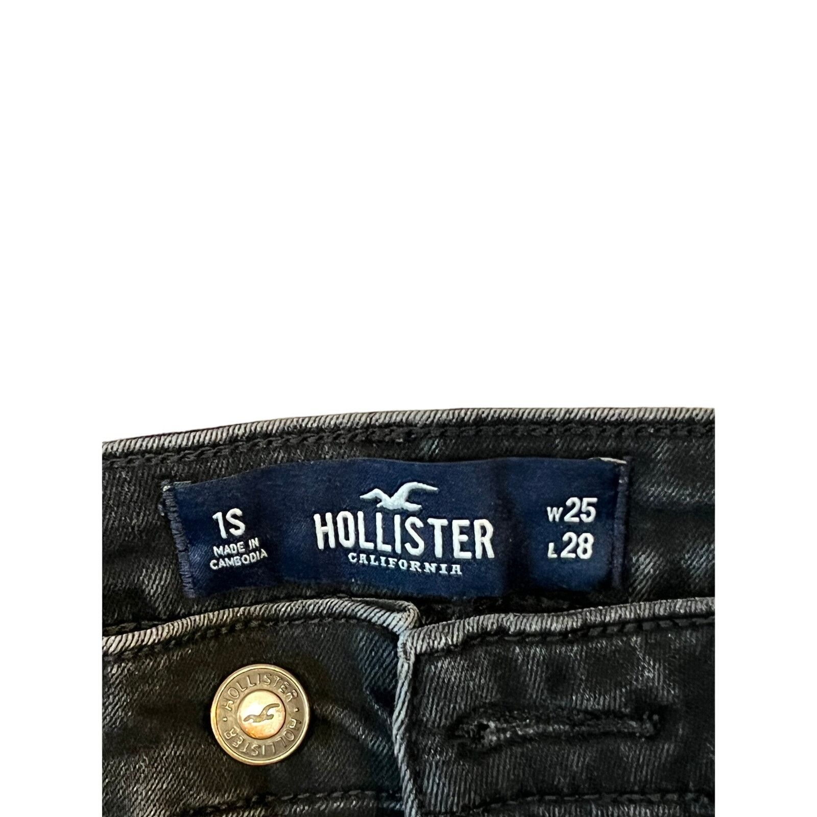 Hollister Hollister High Rise Super Skinny Jeans Woman 1S Size 25" / US 0 / IT 36 - 4 Thumbnail