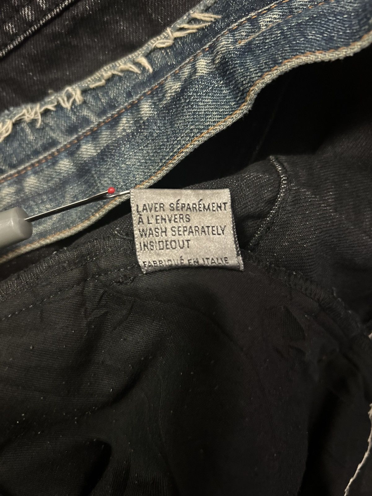 Dior *SOLD*Dior Homme AW06 cummerbund bootcut jeans Size US 34 / EU 50 - 6 Thumbnail