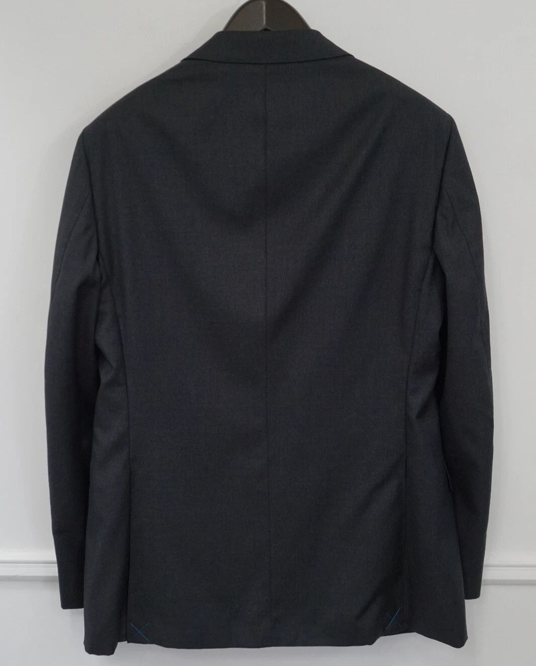 Suitsupply Men Suitsupply Blazer Napoli Charcoal Grey REDA Wool UK/US40 Size 40R - 2 Thumbnail