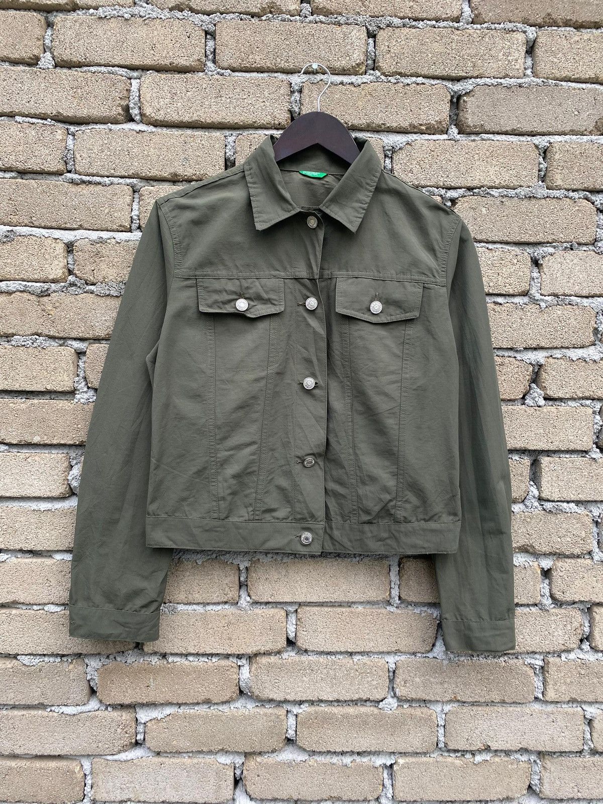 United Colors Of Benetton United Colors Of Benetton Trucker Style Jacket Size M / US 6-8 / IT 42-44 - 4 Thumbnail