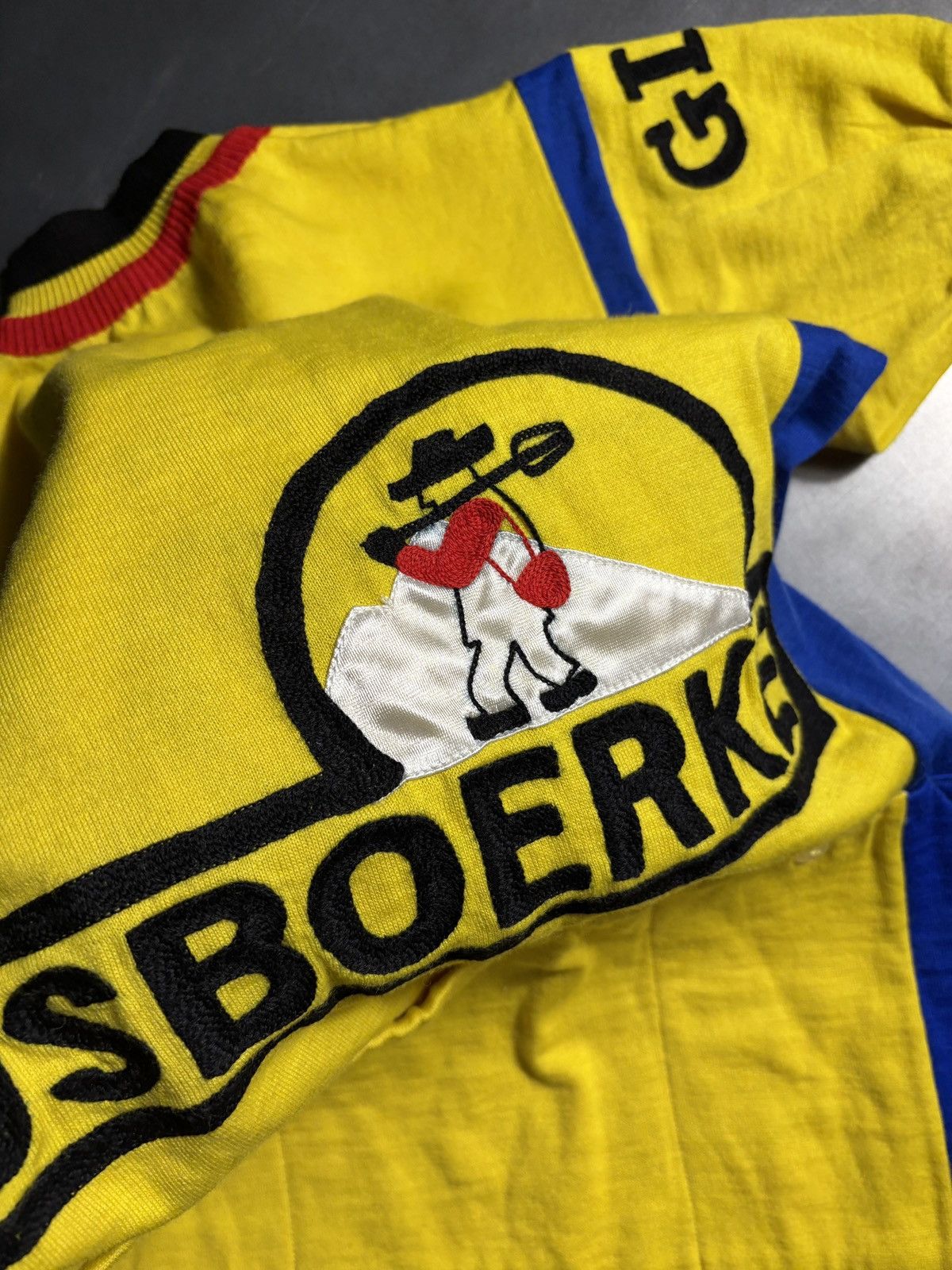 Puma 1978 IJsboerke-Gios Cycling Jersey 1970s Vintage Italy Wool Size US S / EU 44-46 / 1 - 11 Thumbnail