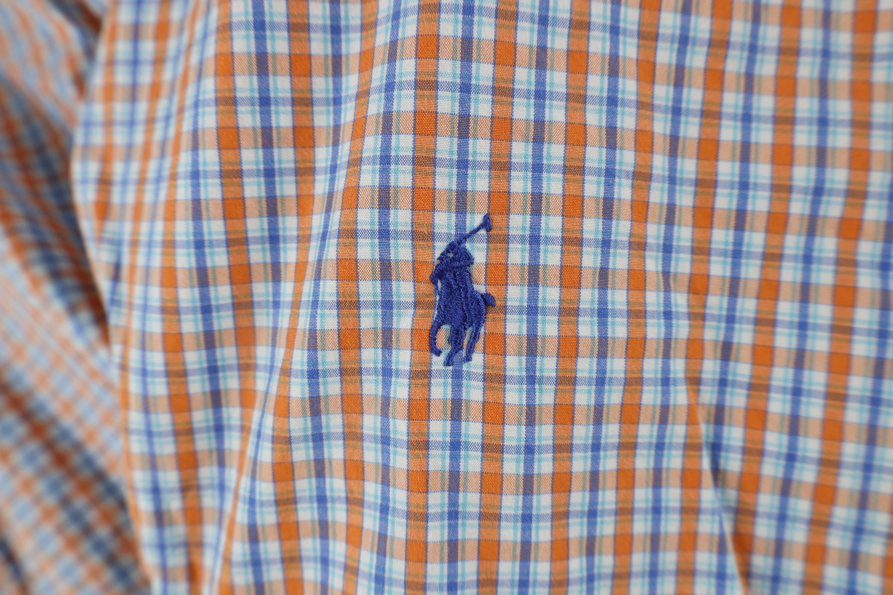 Ralph Lauren × Vintage Vintage 90s Ralph Lauren Short Sleeve Collared Button Shirt Size US XXL / EU 58 / 5 - 4 Thumbnail