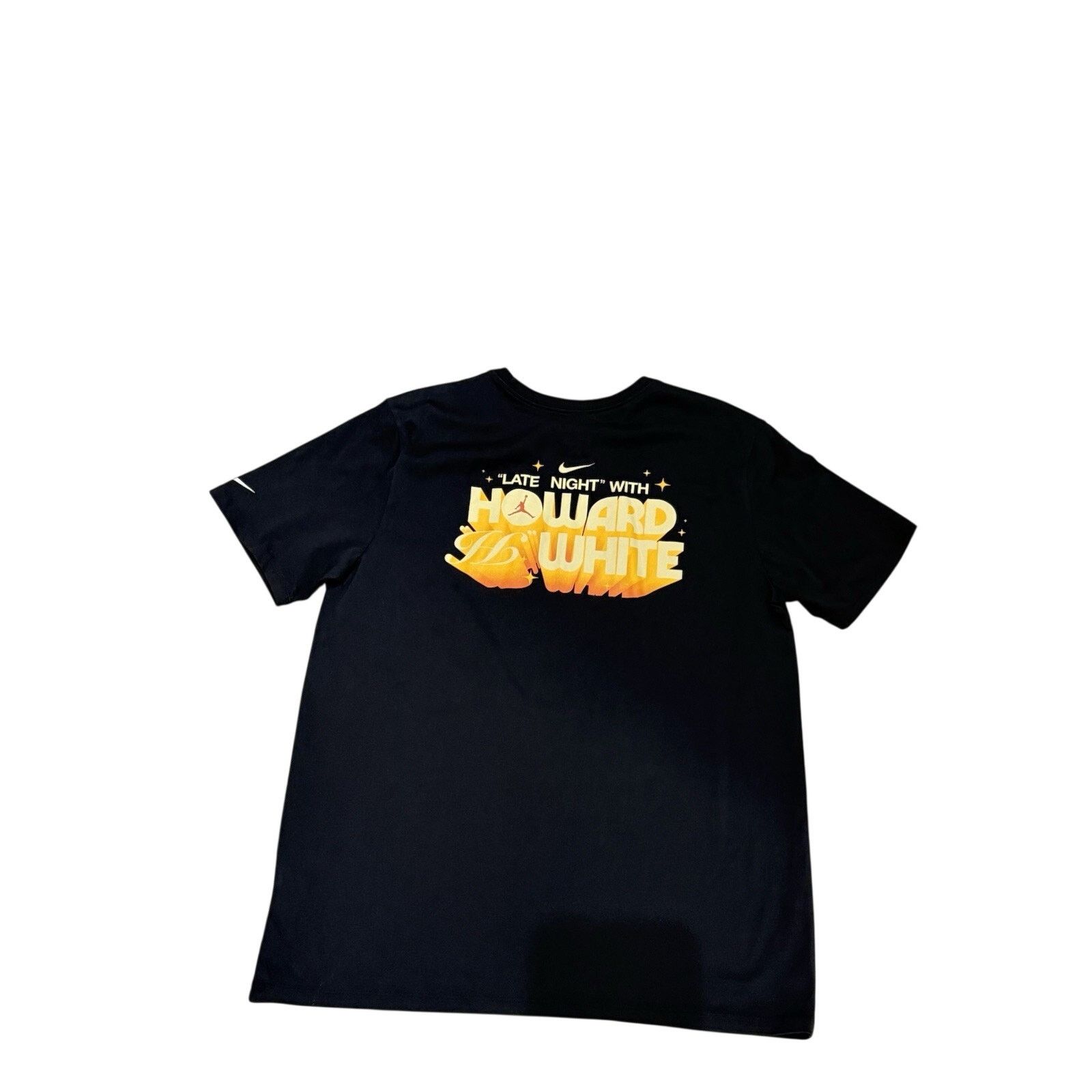 Nike Promo Nike Late Night With Howard H. White Crew Tee Size US L / EU 52-54 / 3 - 3 Thumbnail
