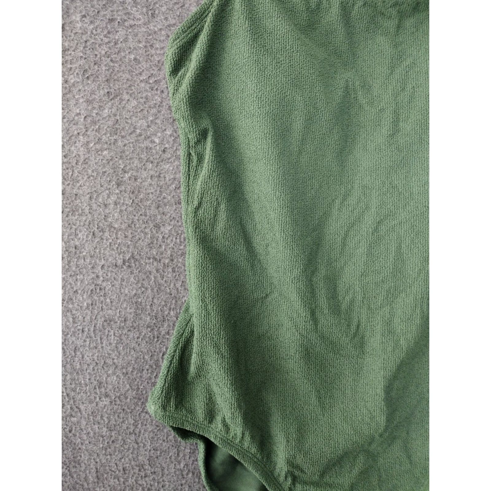 Vintage Kona Sol Women's One Piece Spaghetti Cut Out Back Solid Green Swimsuit L 12-14 Size ONE SIZE - 7 Thumbnail