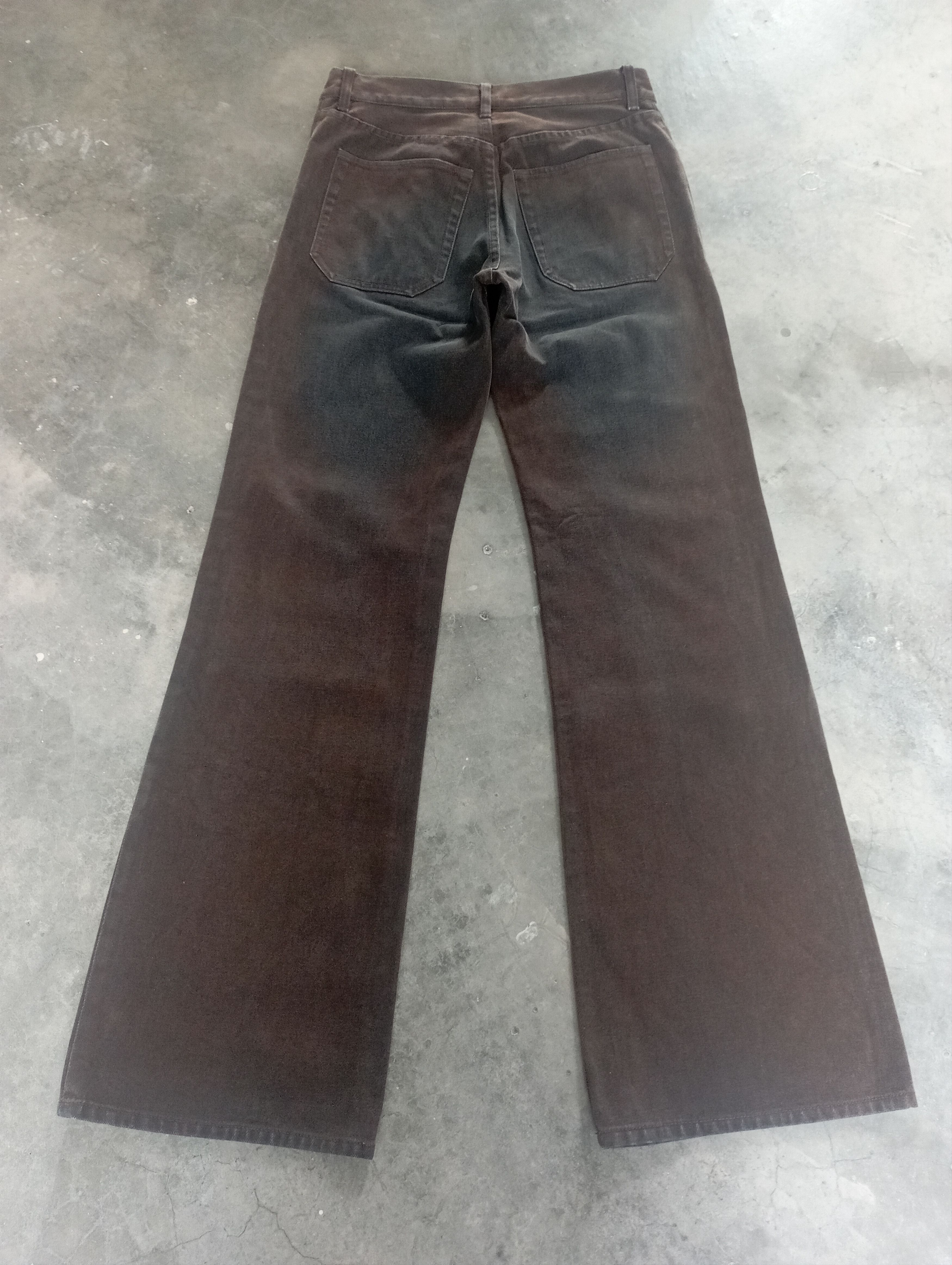 FCUK Flared Jeans FCUK Mud Rusty Grey Baggy Flare Jeans Size US 28 / EU 44 - 2 Thumbnail