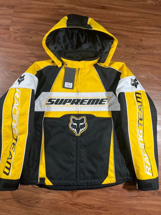 Supreme Supreme Fox Racing Jacket Yellow | Grailed
