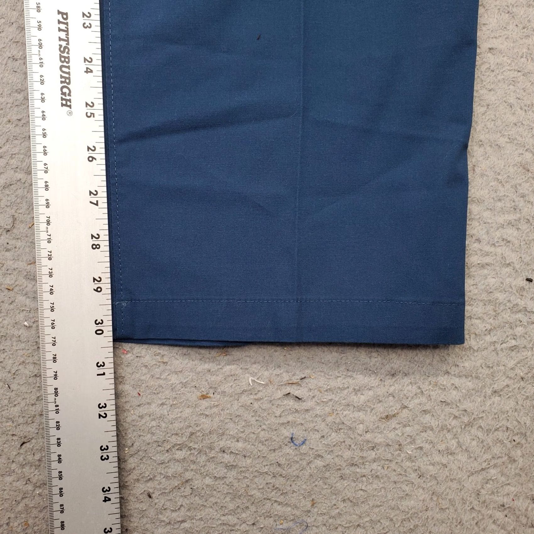 Haggar Haggar Mens Size 38x30 Blue Khaki Pants Straight Classic Belted Waist Signature Pants Size US 38 / EU 54 - 4 Thumbnail
