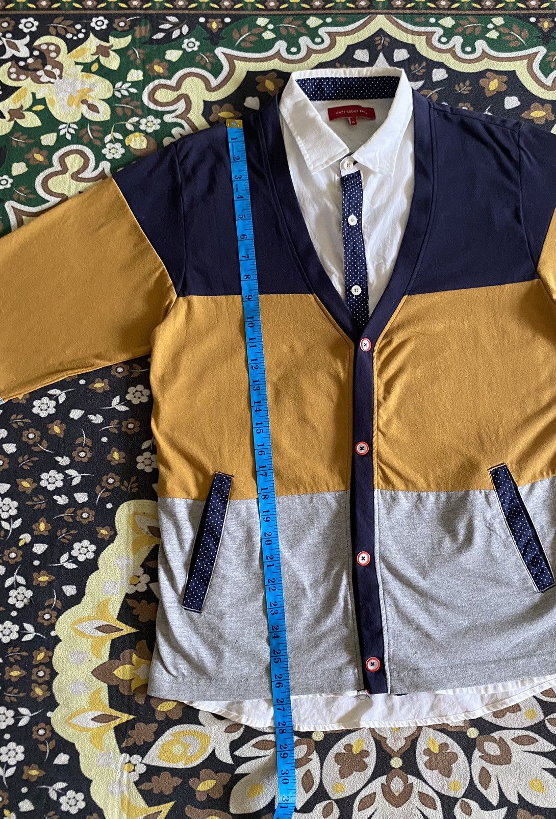 Japanese Brand × Vintage Japanese Brand Anti-label A/L Double Layer Long Sleeve Size US M / EU 48-50 / 2 - 14 Thumbnail