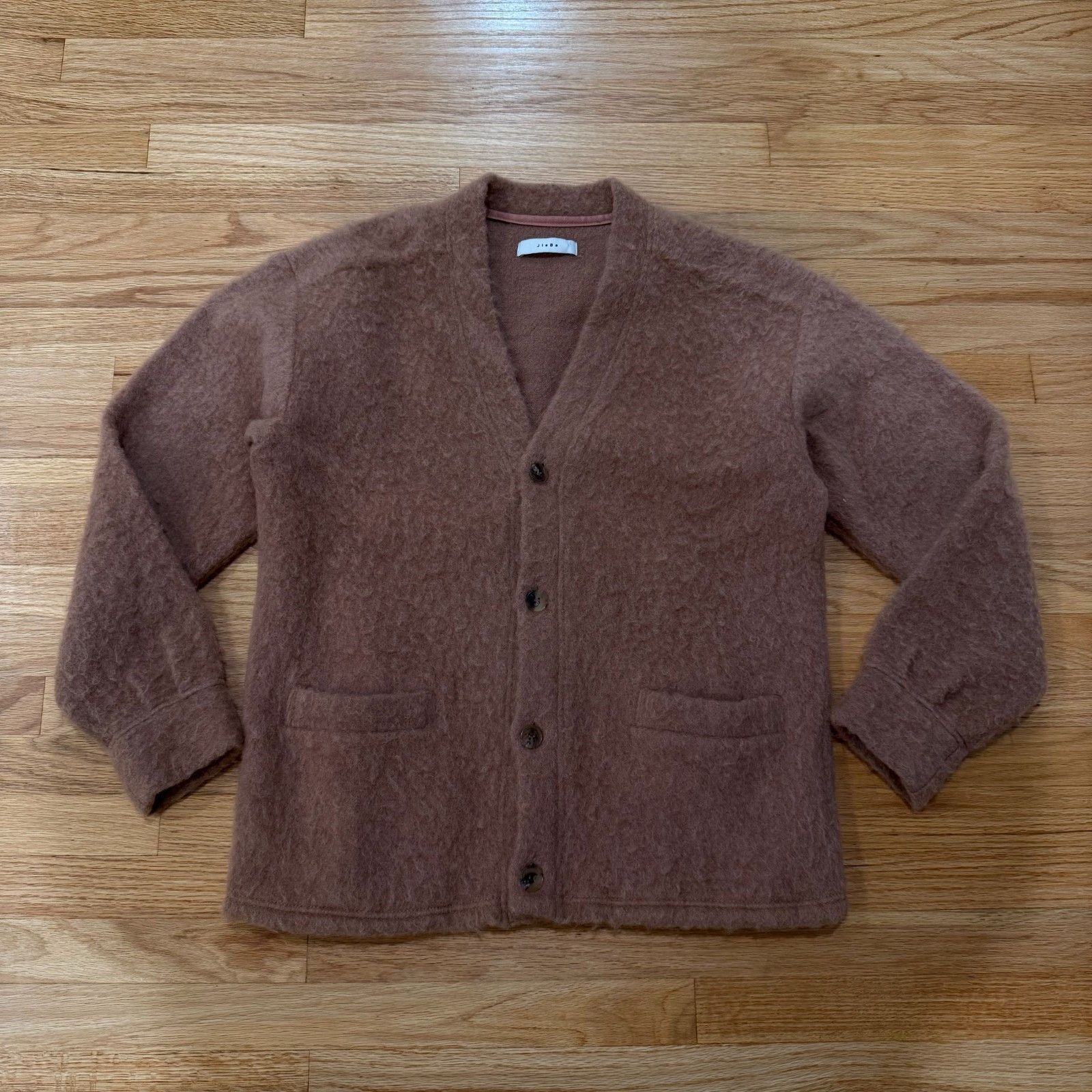 JieDa JieDa Japan Mauve Mohair Cardigan Small Size US S / EU 44-46 / 1 - 1 Thumbnail