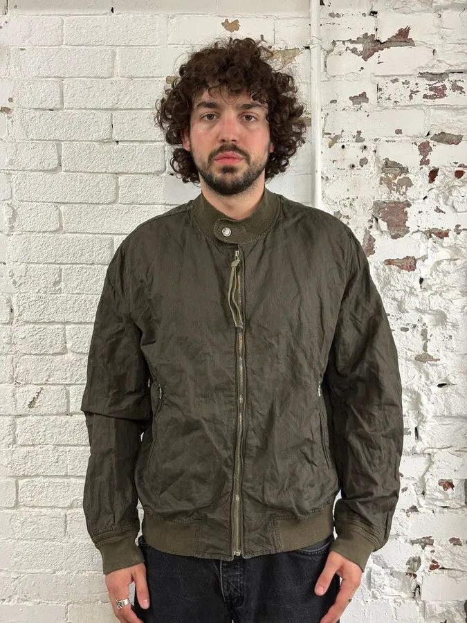 C.P. Company 2000s C.P. Company Khaki Houndstooth Bomber Jacket Size US L / EU 52-54 / 3 - 2 Thumbnail