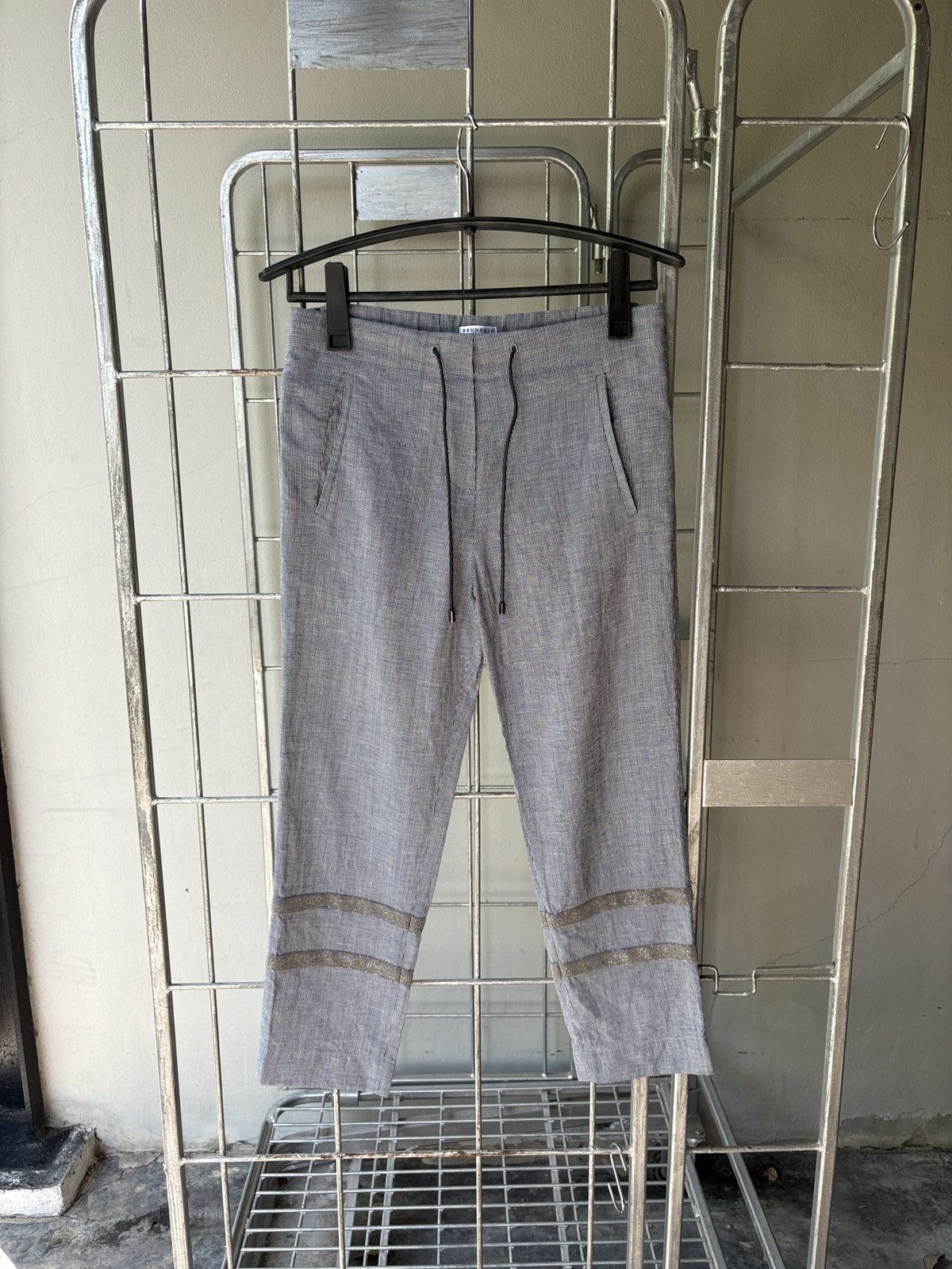Brunello Cucinelli Brunello Cucinelli grey pants Size 25" / US 0 / IT 36 - 1 Thumbnail