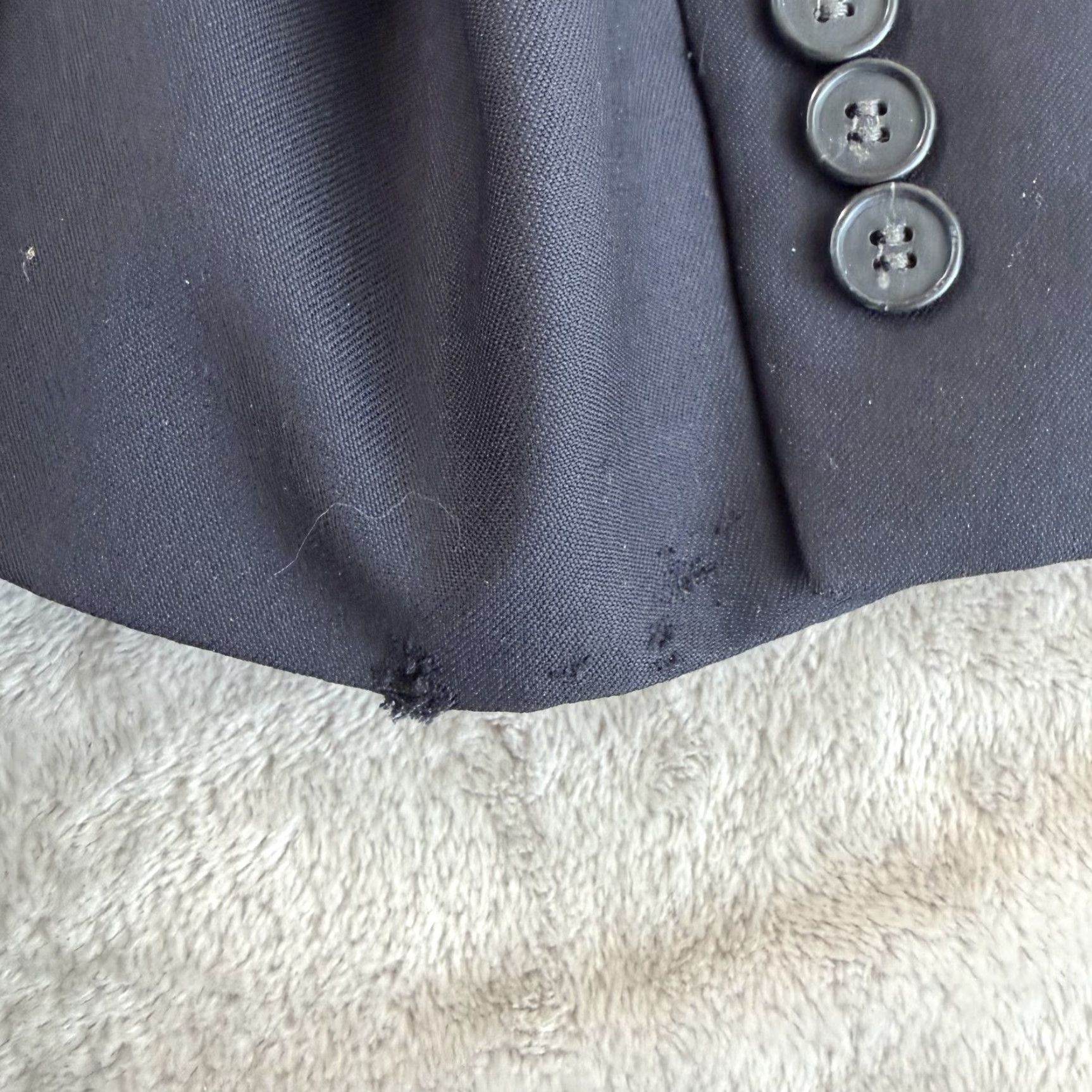 Brooks Brothers VINTAGE Brooks Brothers Blazer Sport Coat Black Wool 3 Button Men 44R USA Size 44R - 5 Thumbnail