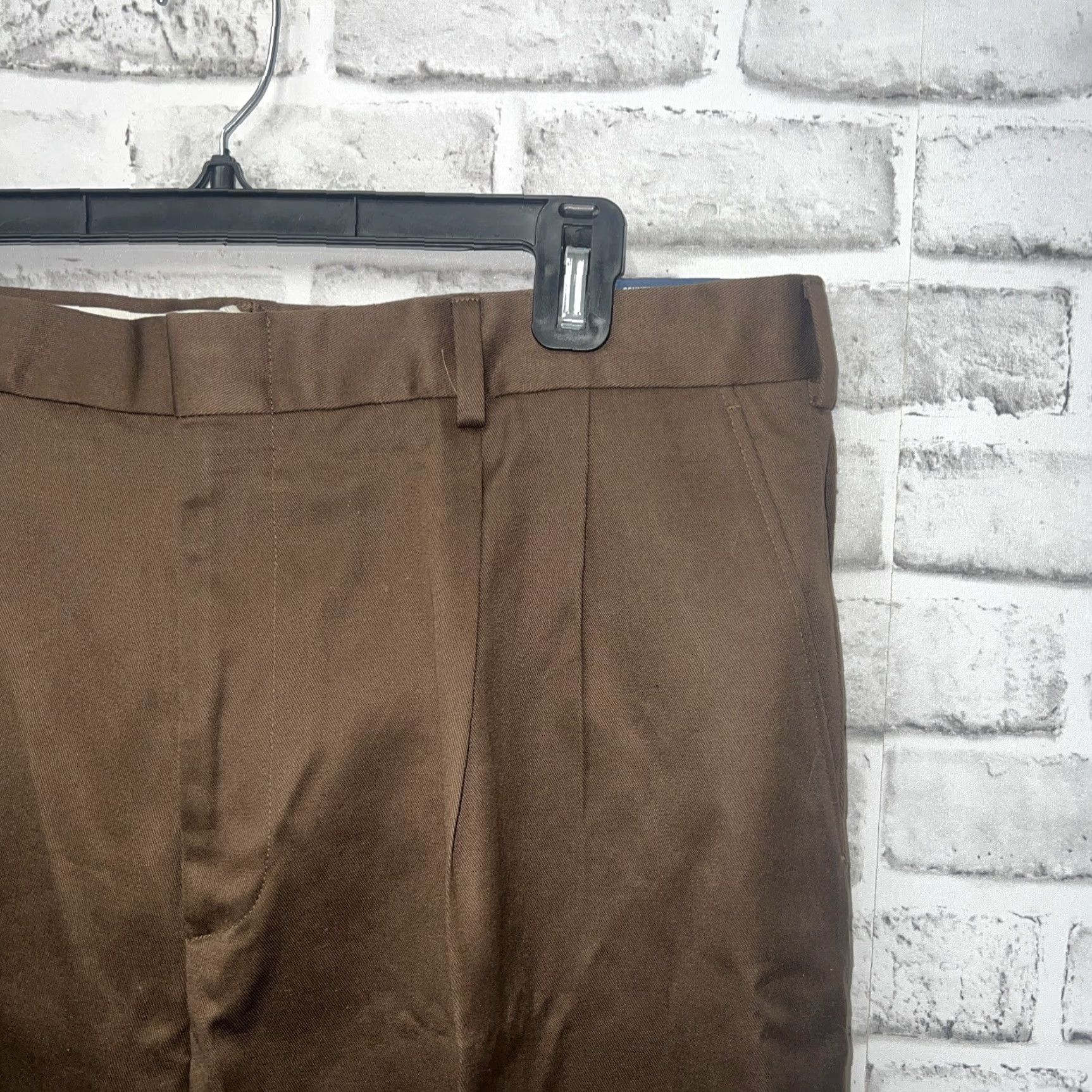 Lands' End VINTAGE Lands' End Brown NWT Dress Pants Mens 36x29 Size US 36 / EU 52 - 2 Thumbnail