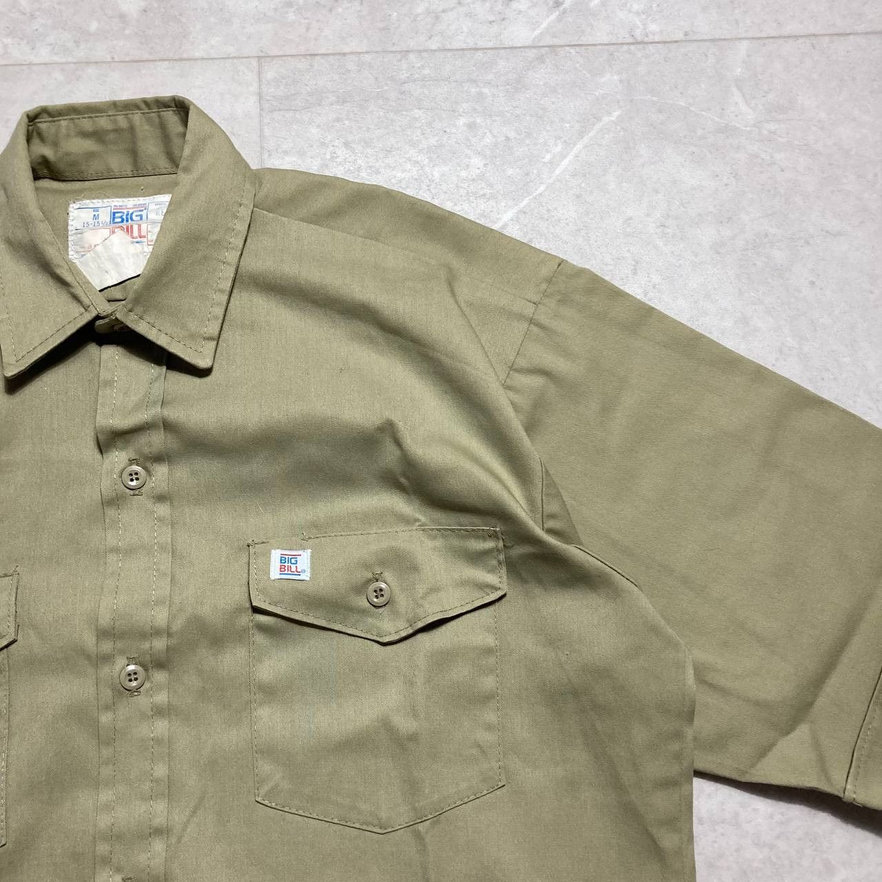 Vintage Vintage Big Bill Workwear Button Shirt Made In USA Size US M / EU 48-50 / 2 - 2 Thumbnail