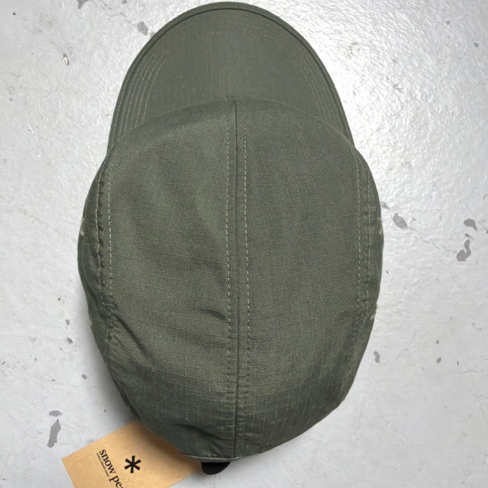 Snow Peak Snow Peak Japan SAMPLE Aramid FR Ripstop Long Bill Camp Hat Cap NWT Olive One Size Unisex Adults Baseball Cap Outdoor Designer Japanese Takibi 90s? Size ONE SIZE - 3 Thumbnail