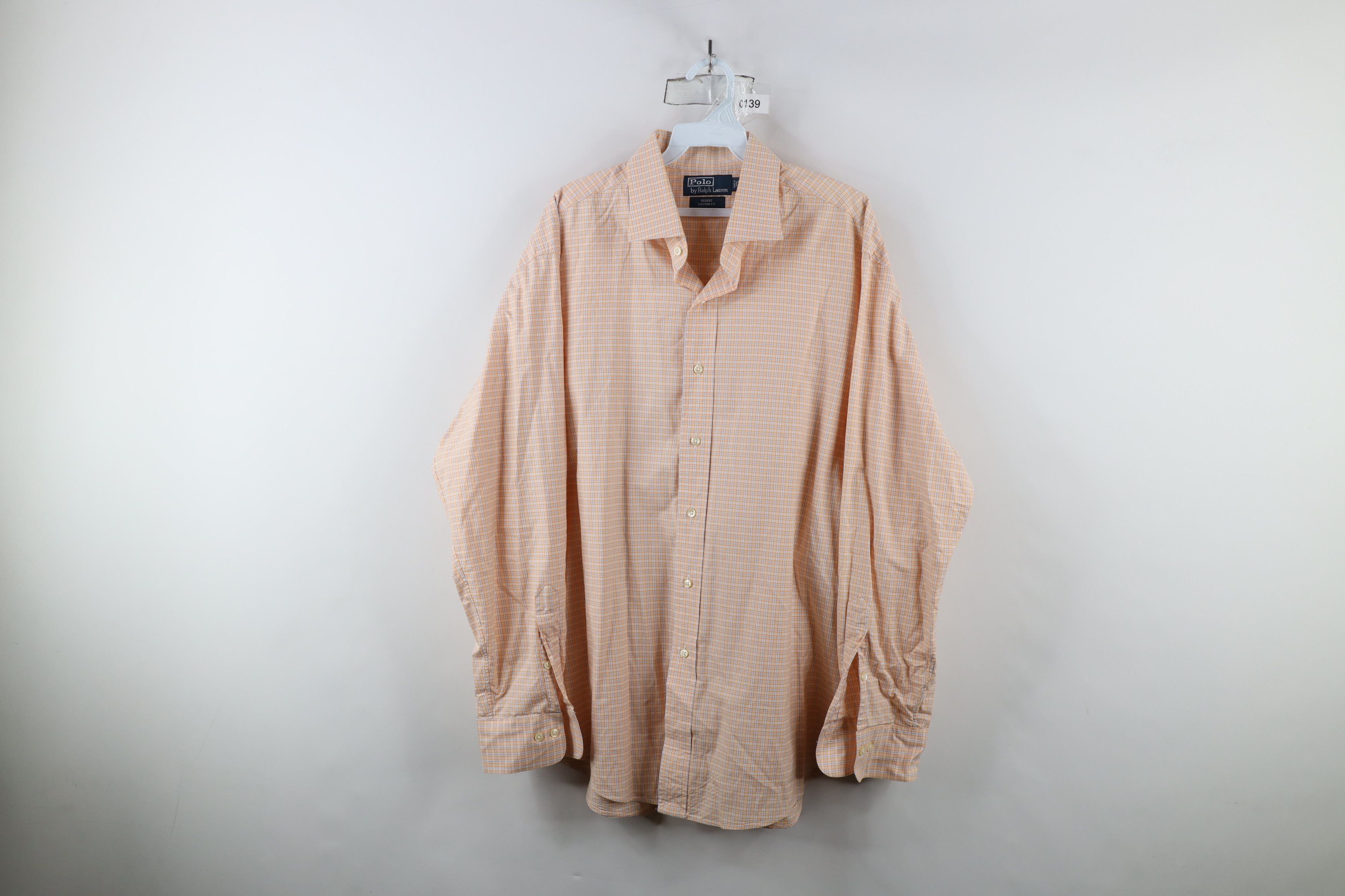 Ralph Lauren × Vintage Vintage Ralph Lauren Regent Custom Fit Collared Button Shirt Size US M / EU 48-50 / 2 - 1 Thumbnail