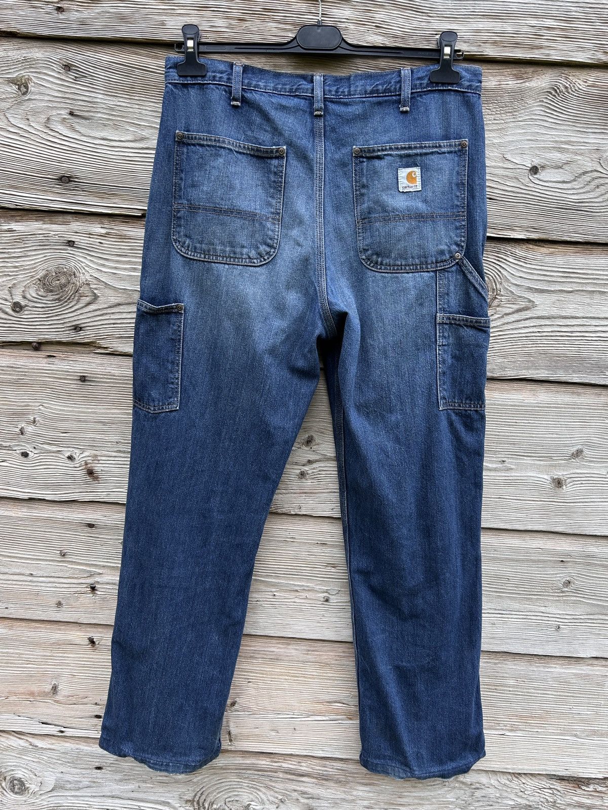 Carhartt Vintage Carhartt Discontinued Double Knee Logger Jeans 33x34 Size US 33 - 1 Thumbnail