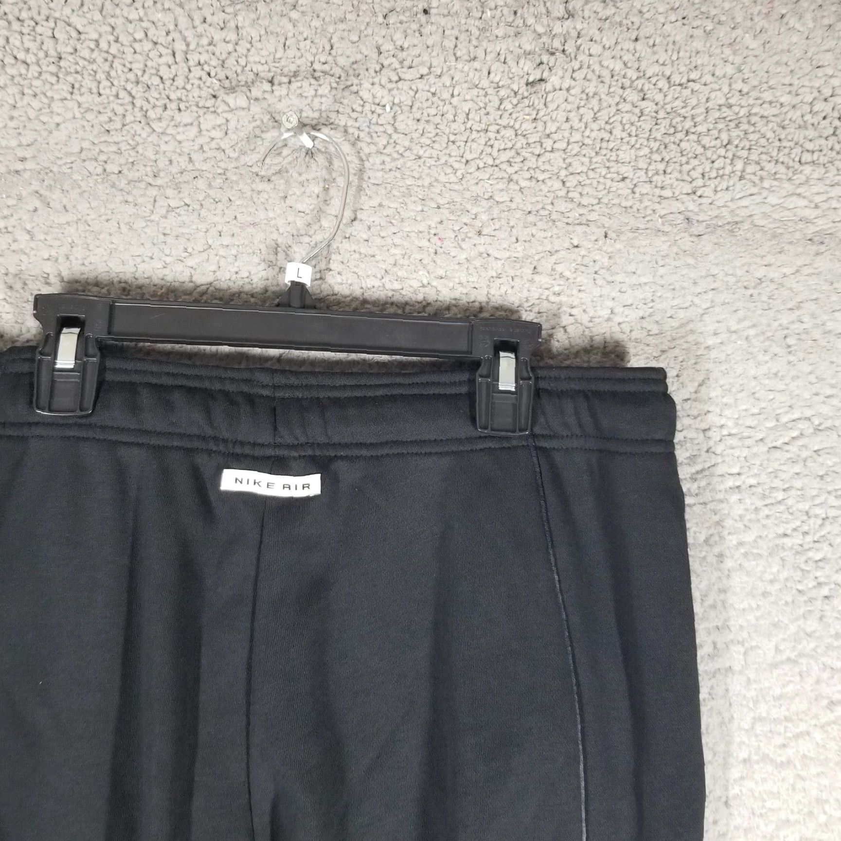 Nike Nike Air Women's Joggers Sweatpants NEW 85 Mid-Rise Fleece Black 32 in Inseam 29 M Size Regular 80% Cotton 20% Polyester Size 32" / US 10 / IT 46 - 4 Thumbnail