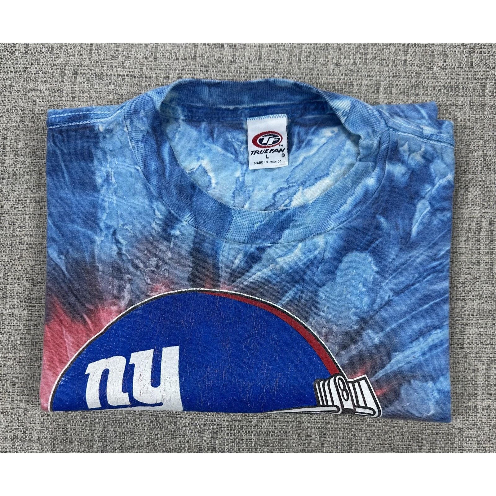 Other New York Giants Shirt Sz L Big Helmet Tie Dye True Fan 90s Size US L / EU 52-54 / 3 - 12 Thumbnail